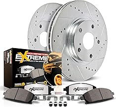 Power Stop K2069-36 Front Truck & Tow Drilled and Slotted Rotors and Z36 Carbon-Fiber Ceramic Brake Pads Brake Kit For Cadillac Escalade Chevy Silverado 1500 Tahoe GMC Sierra 1500 Yukon