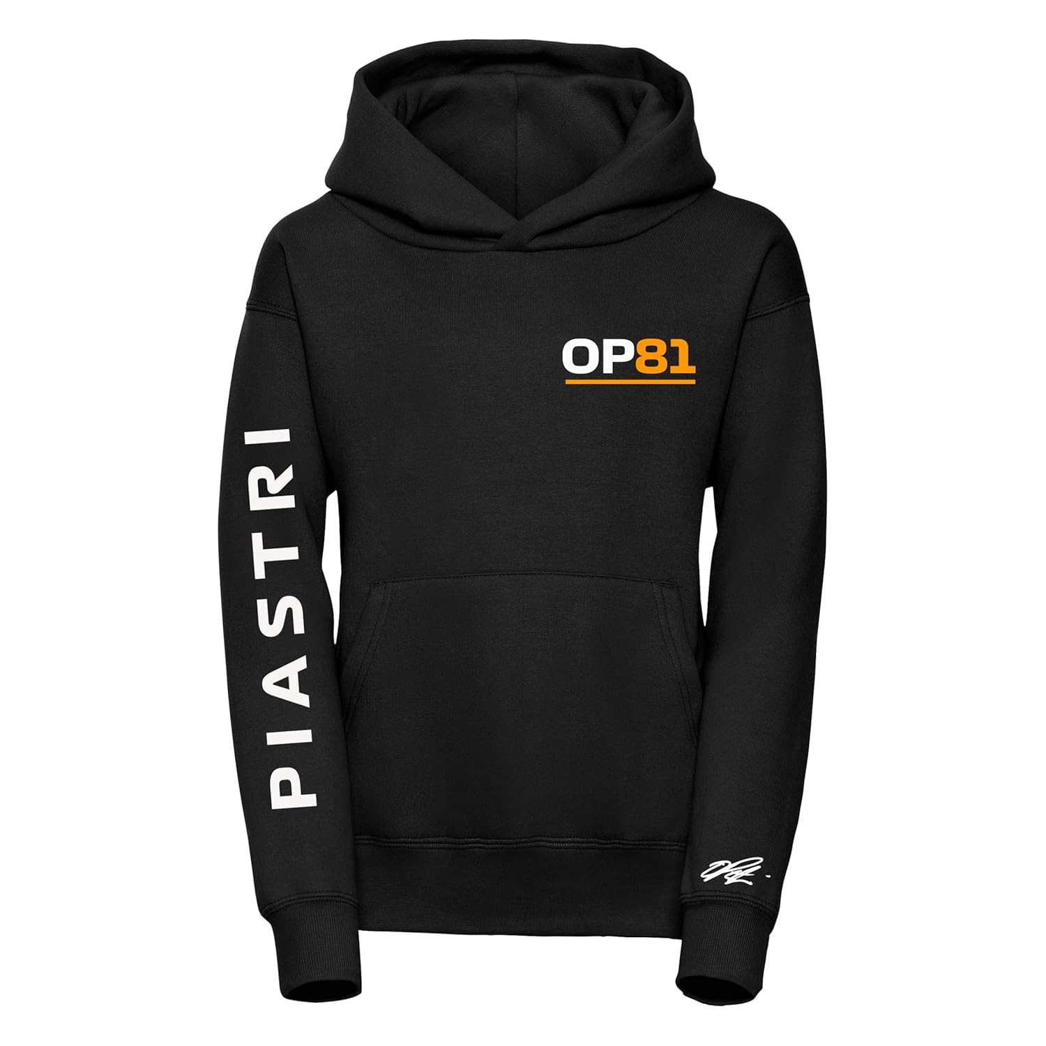 Studio 24 Oscar Piastry Hoodie Signature Collection Piastri 81 Hooded Sweater Racing Hoody Free UK Shipping (S, Black)