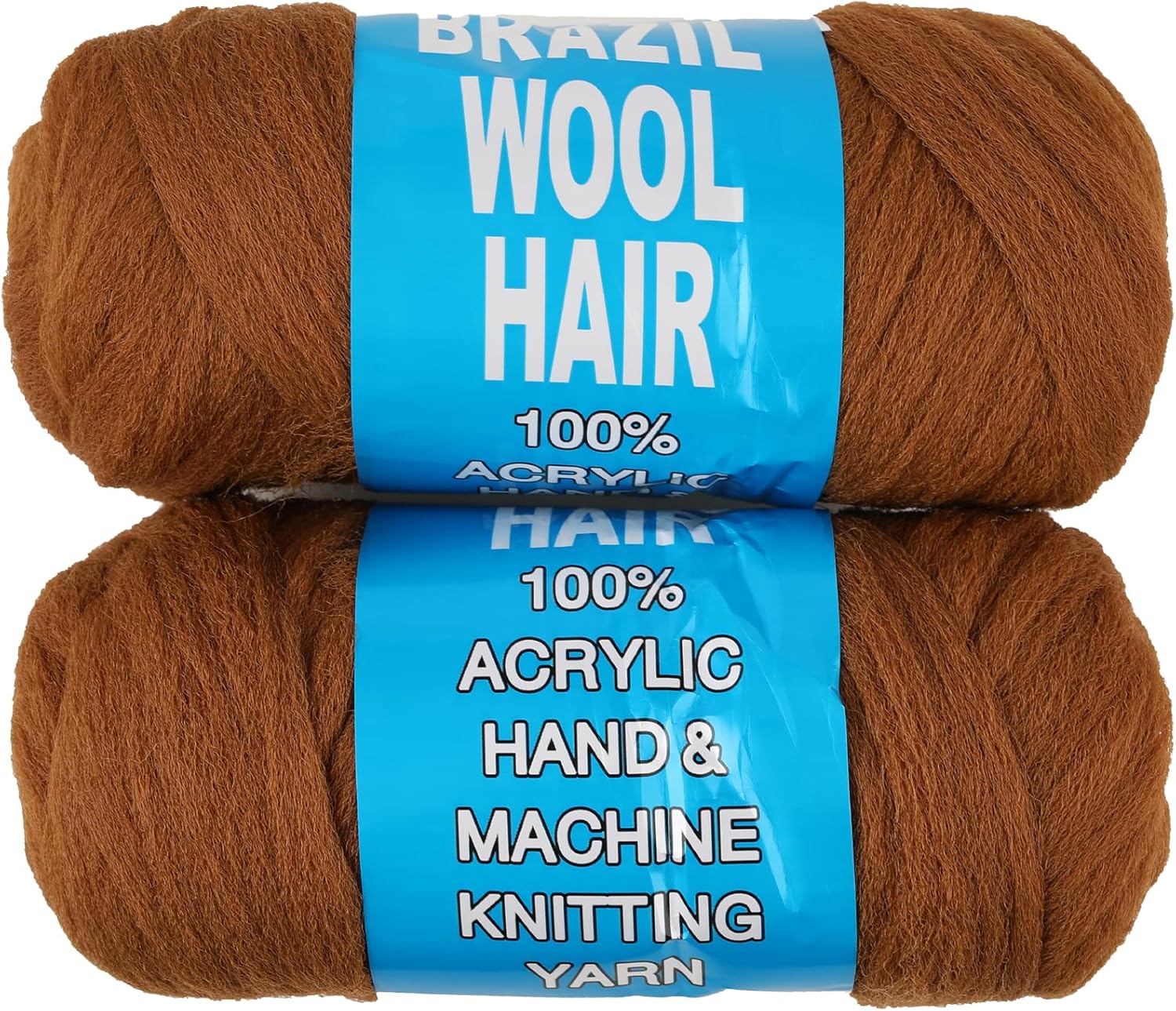 Samtress 2 Roll Brazilian Wool Hair for Braids Acrylic Hand Knitting Yarn for African Crochet Braid/Jumbo Braiding/Senegalese Twist/Faux Locs Twist Wraps Synthetic Fiber Hair Extensions（#13）