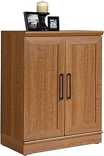 Sauder HomePlus Base Pantry Cabinet, L: 29.61" x W: 17.01" x H: 37.40", Sienna Oak