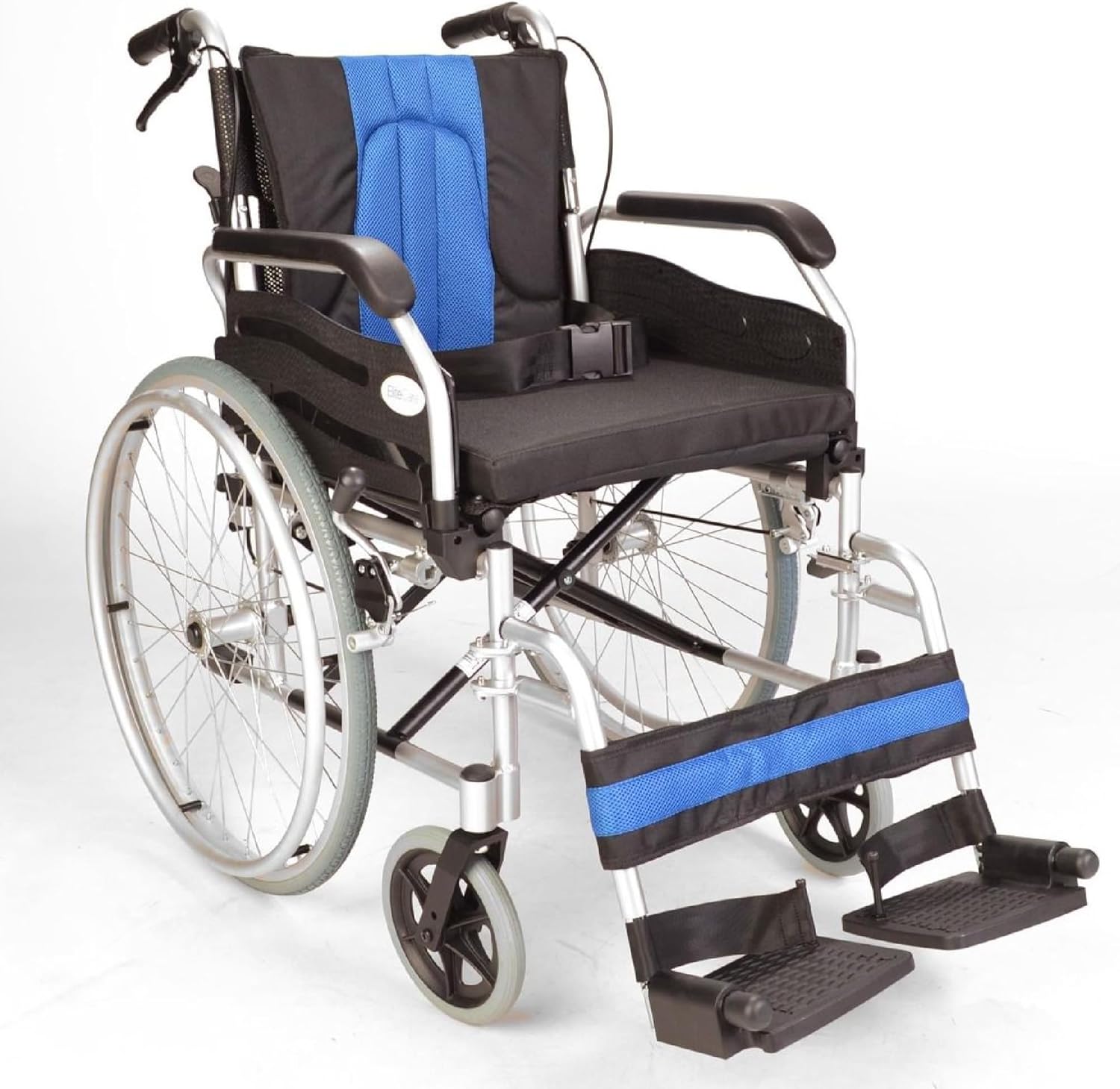 Lightweight Folding self Propel Wheelchair with handbrakes and Quick Release Rear Wheels ECSP01-18