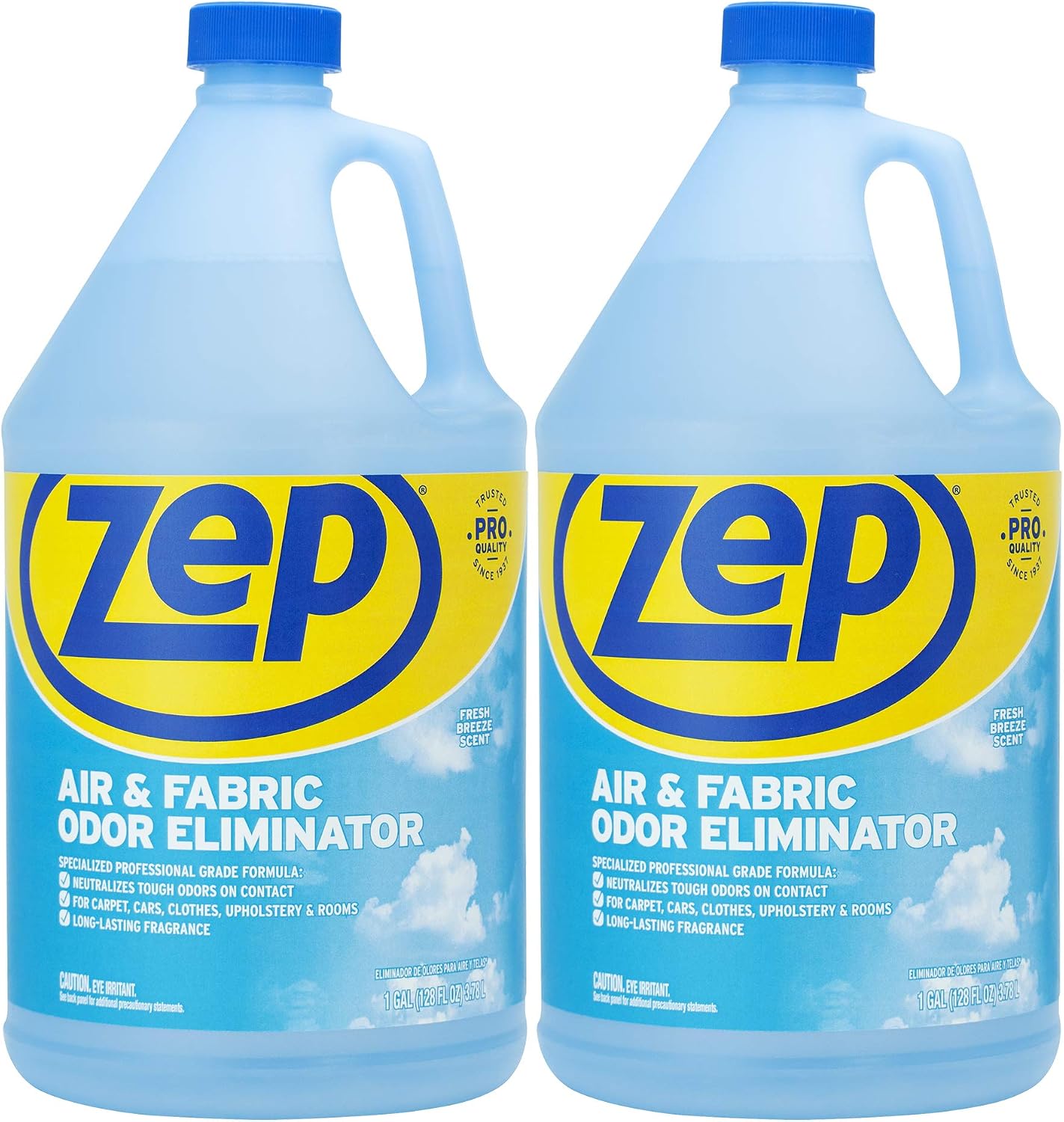 Zep Air and Fabric Odor Eliminator - 128 Ounce (Pack of 2) ZUAIR128 - Refresh Your Home, Office and Business
