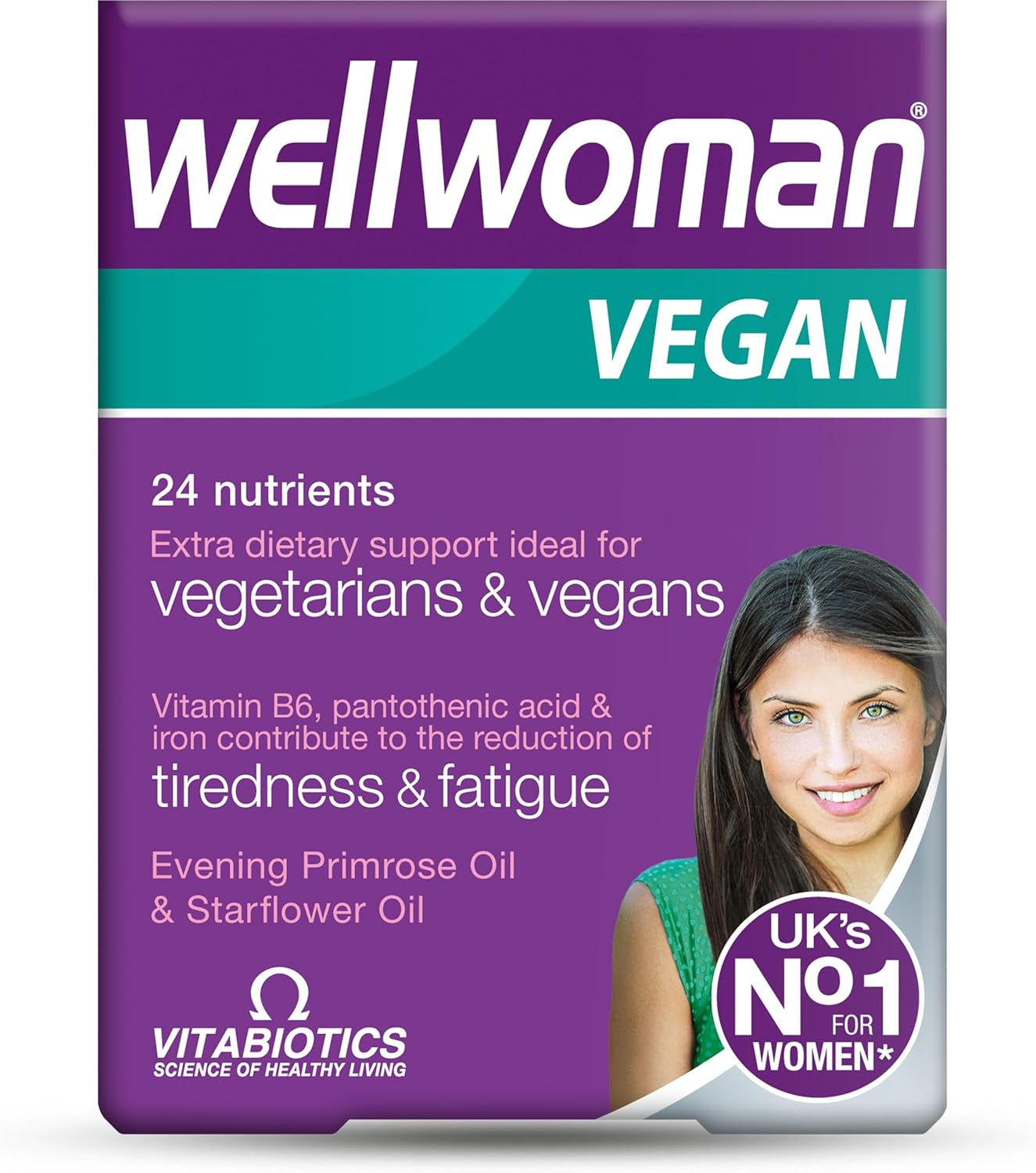 Wellwoman vegan multivitamin tablets