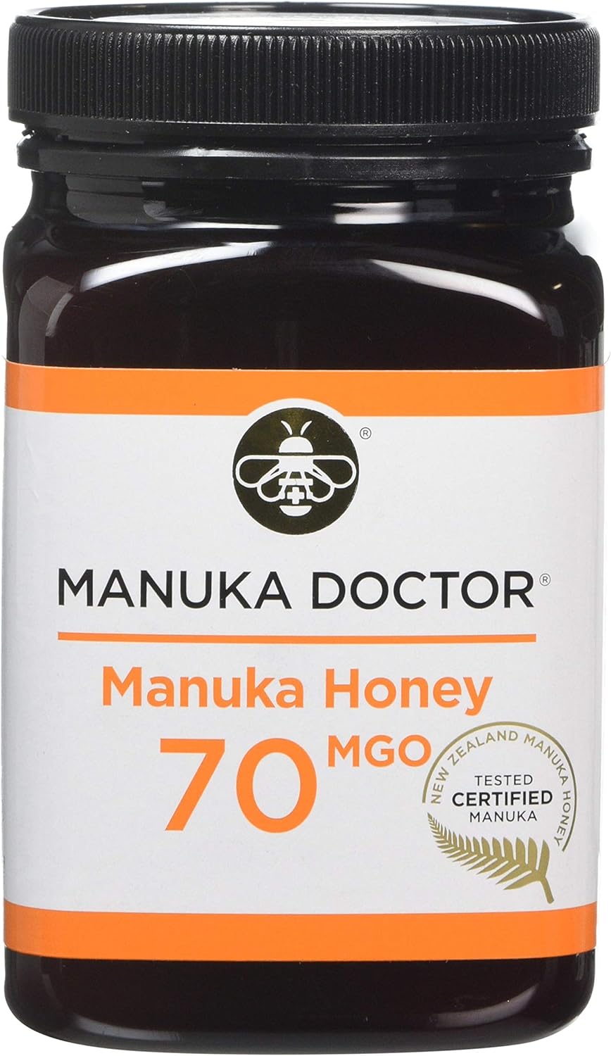 Manuka Doctor 70 MGO Manuka Honey, 500 g