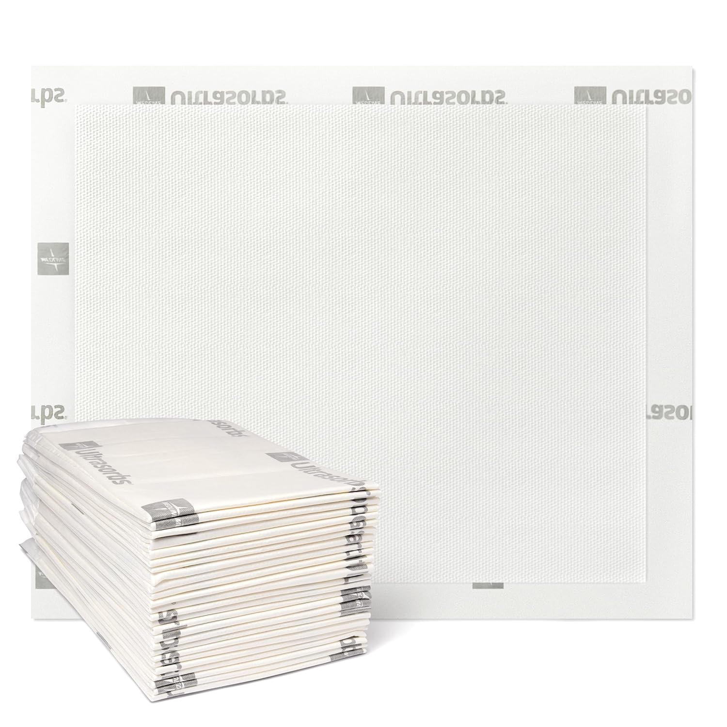 Medline Ultrasorbs Drypads, 30" x 36", 25 Count, Super Absorbent Disposable Bed Pads, Large Incontinence Bed Pads, Chucks Protective Underpads, 10 Times More Absorbent, For Adults, Elderly