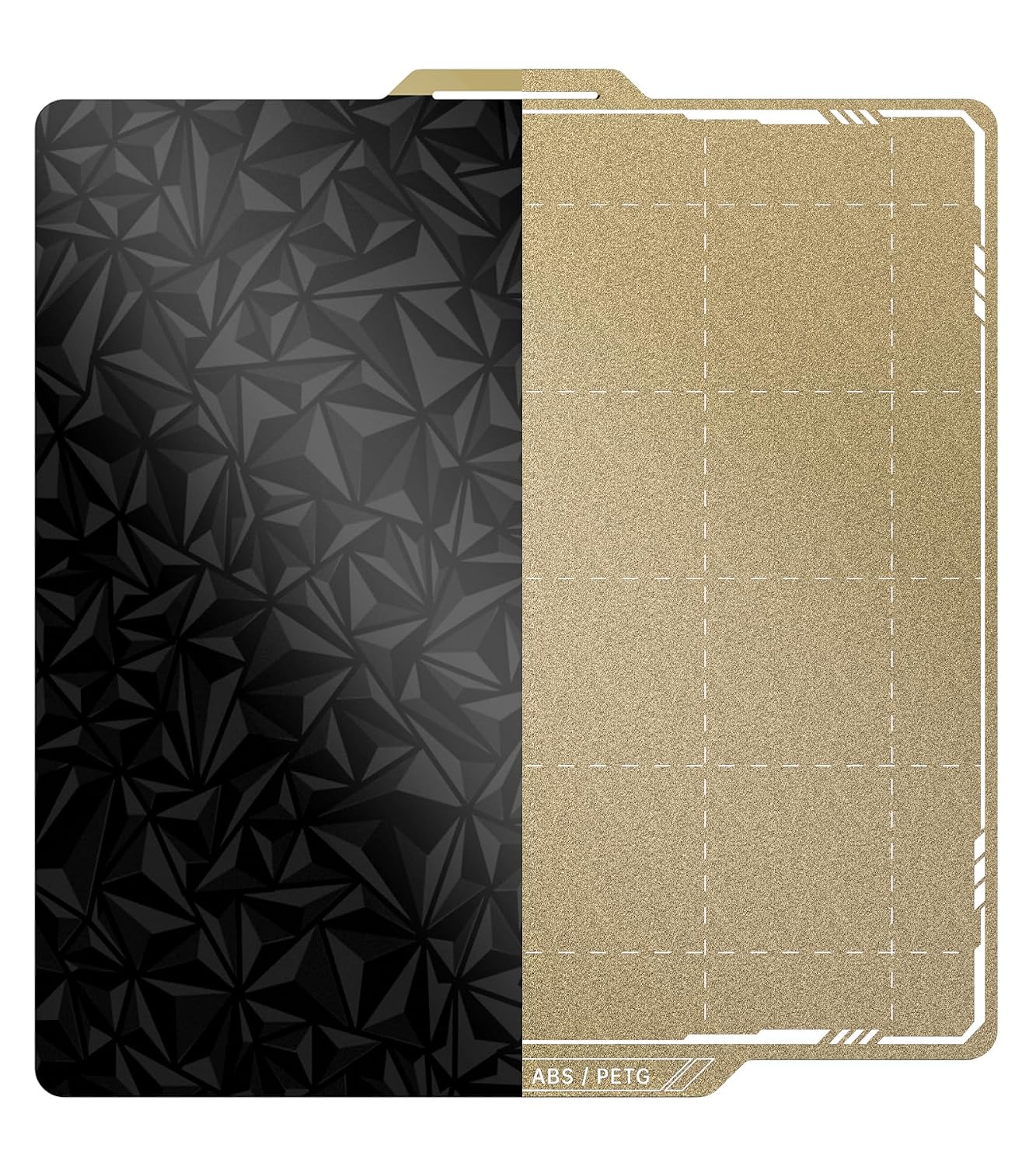 BIQU Designer Series Smooth PEO+Textured PEI Build Plate for Bambu-Lab P1P P1S P2S X2D X1C X1E A1 257x257mm, Double Sided PEI Spring Steel Flexible Sheet Print Bed Removable Surface Platform