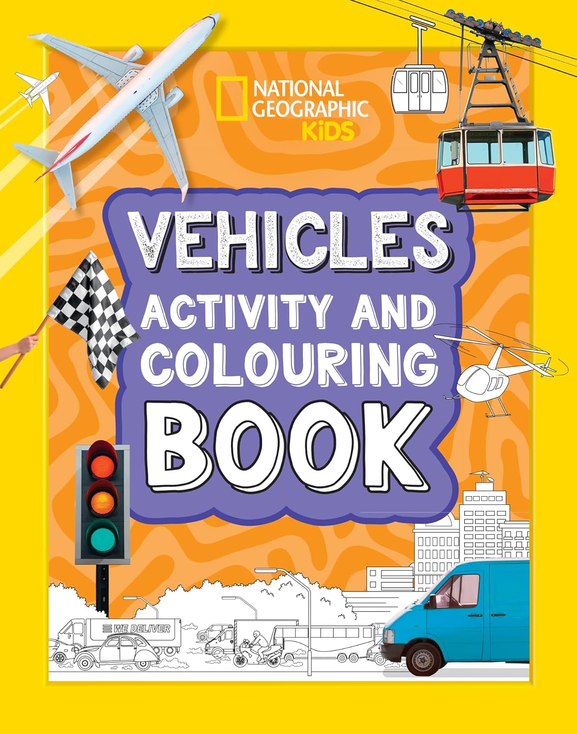 Vehicles Activity and Colouring Book (National Geographic Kids)
