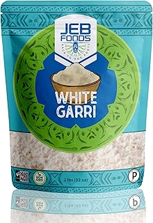 White Gari/Garri, 4lbs bag West Africa super premium, fine quality, gluten free (White Garri 4lbs)