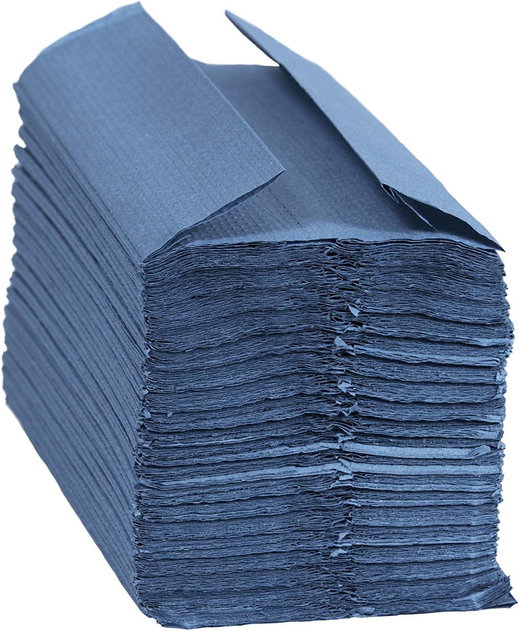 Blake & White C Fold 1 Ply Blue Paper Towels | Purely Smile Disposable Hand Towels for Dispenser - Ideal for Kitchens, Restrooms, Offices, and Commercial Use | Pack of 2400