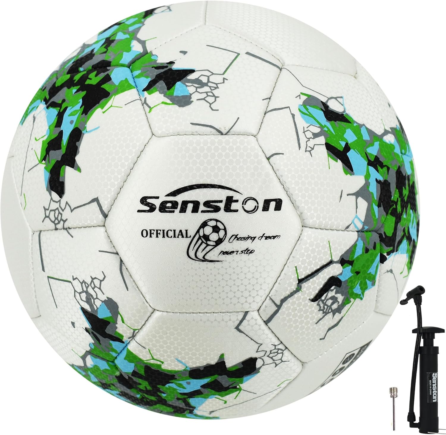 Senston Football Match Ball Size 4/5 Official Training Football Adults and Younth Soccer Ball Futsal