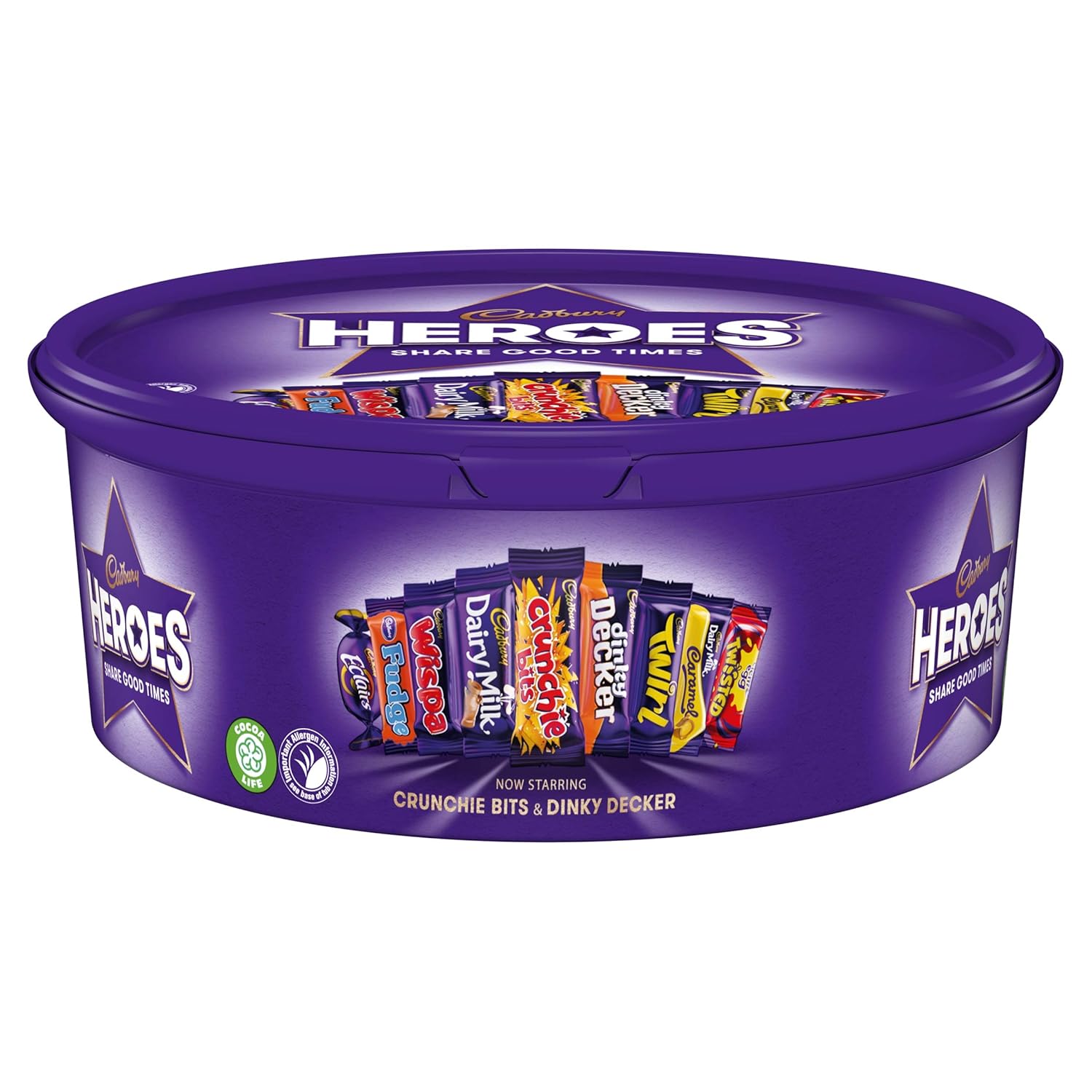 Cadbury Heroes Chocolate Tub 550g