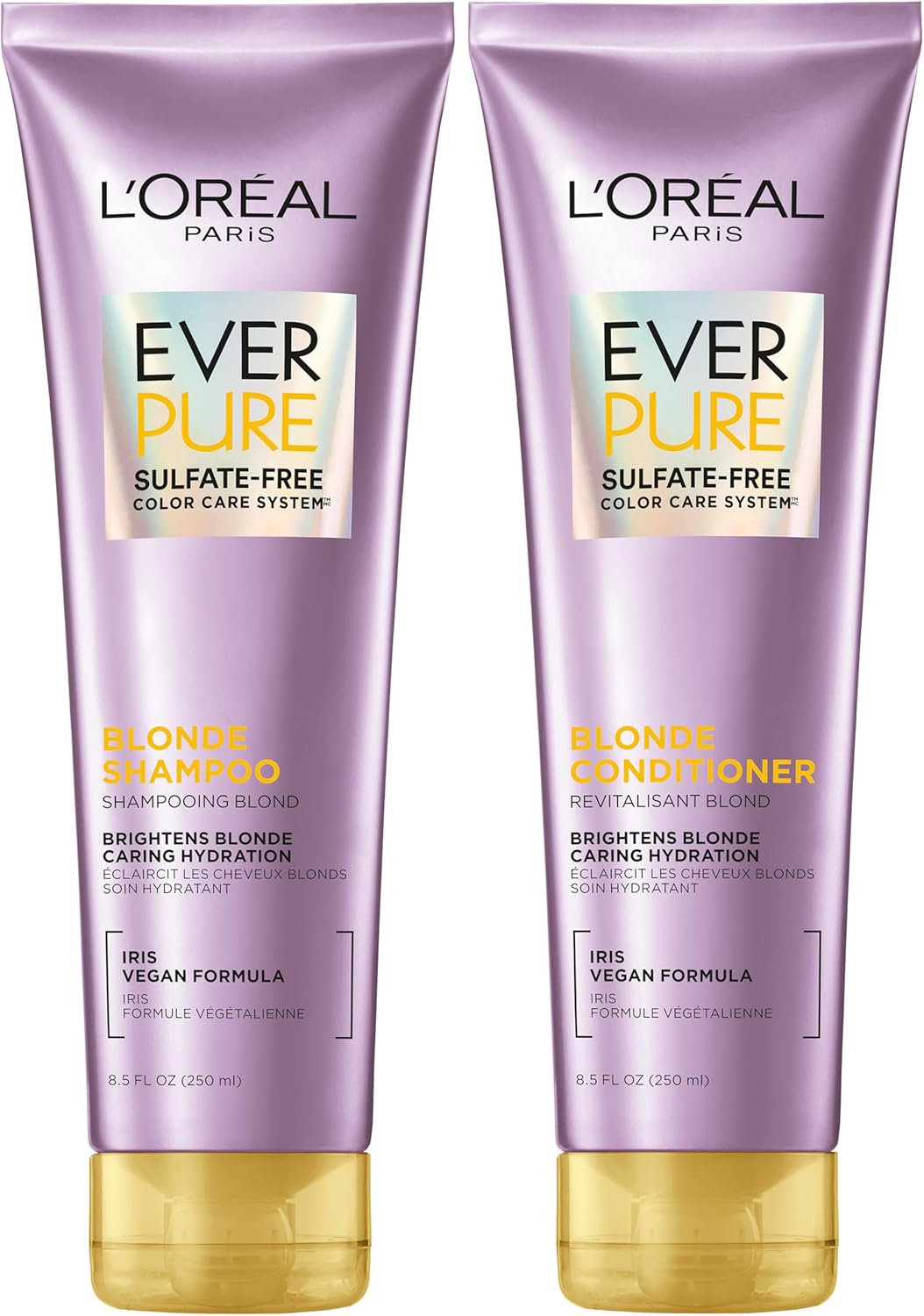 L'Oreal Paris Hair Care Ever Pure Blonde Conditioner Sulfate Free, 8.5 Fl. Oz (2 Count)