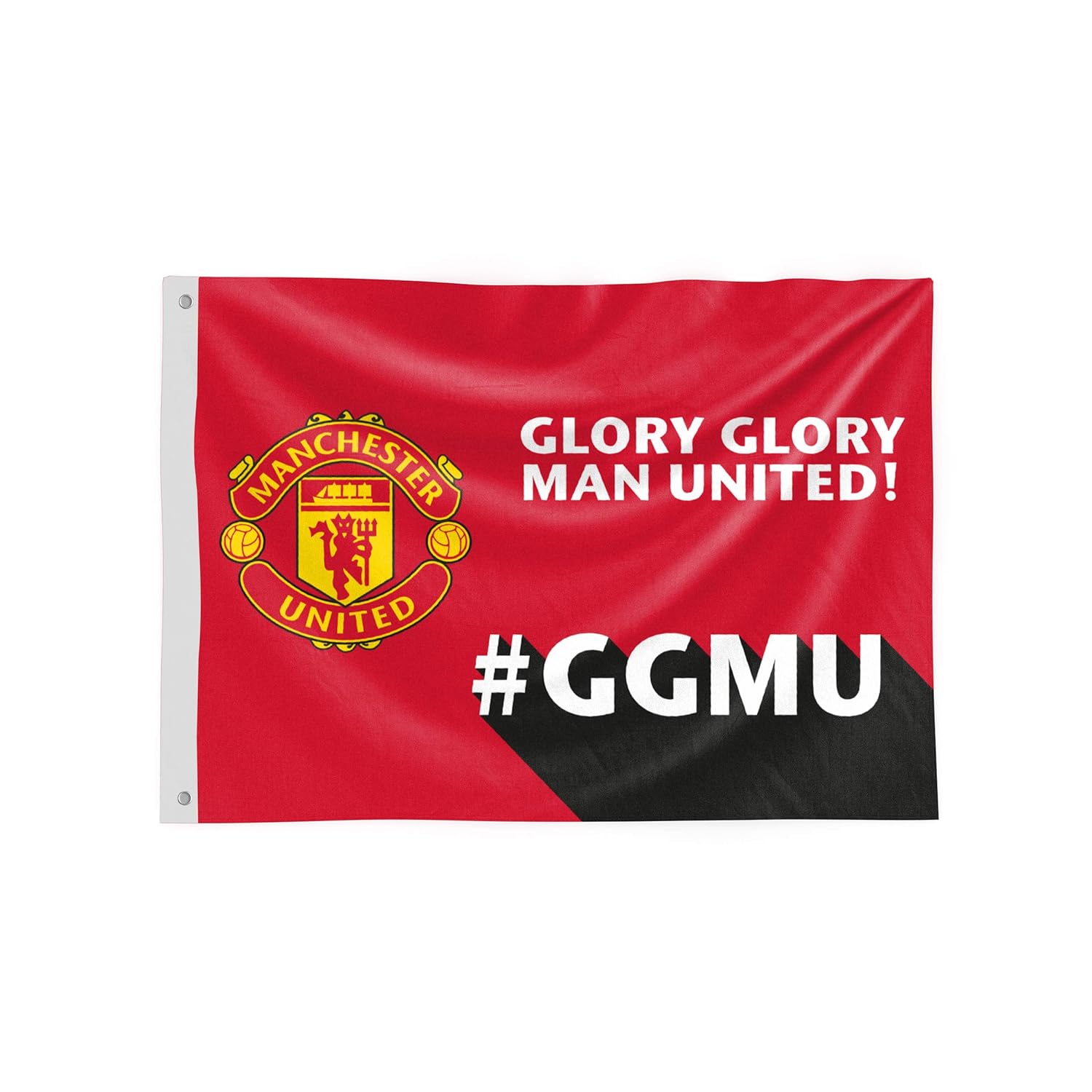 FOCO Officially Licensed Manchester United FC Motivational Slogan Football Club Flag