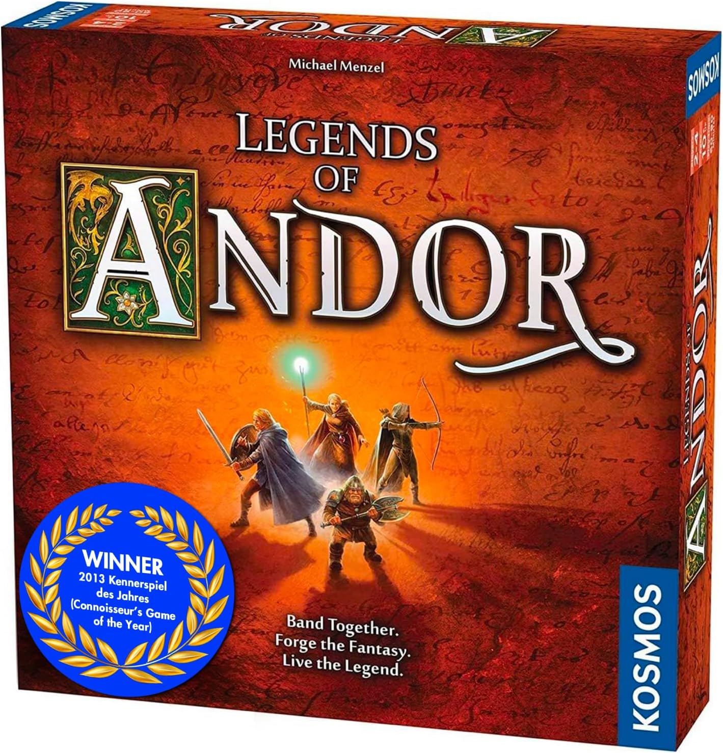 Thames & Kosmos- Legends of Andor: The Base Game|Cooperative Strategy Game | 2-4 players | Ages 10+