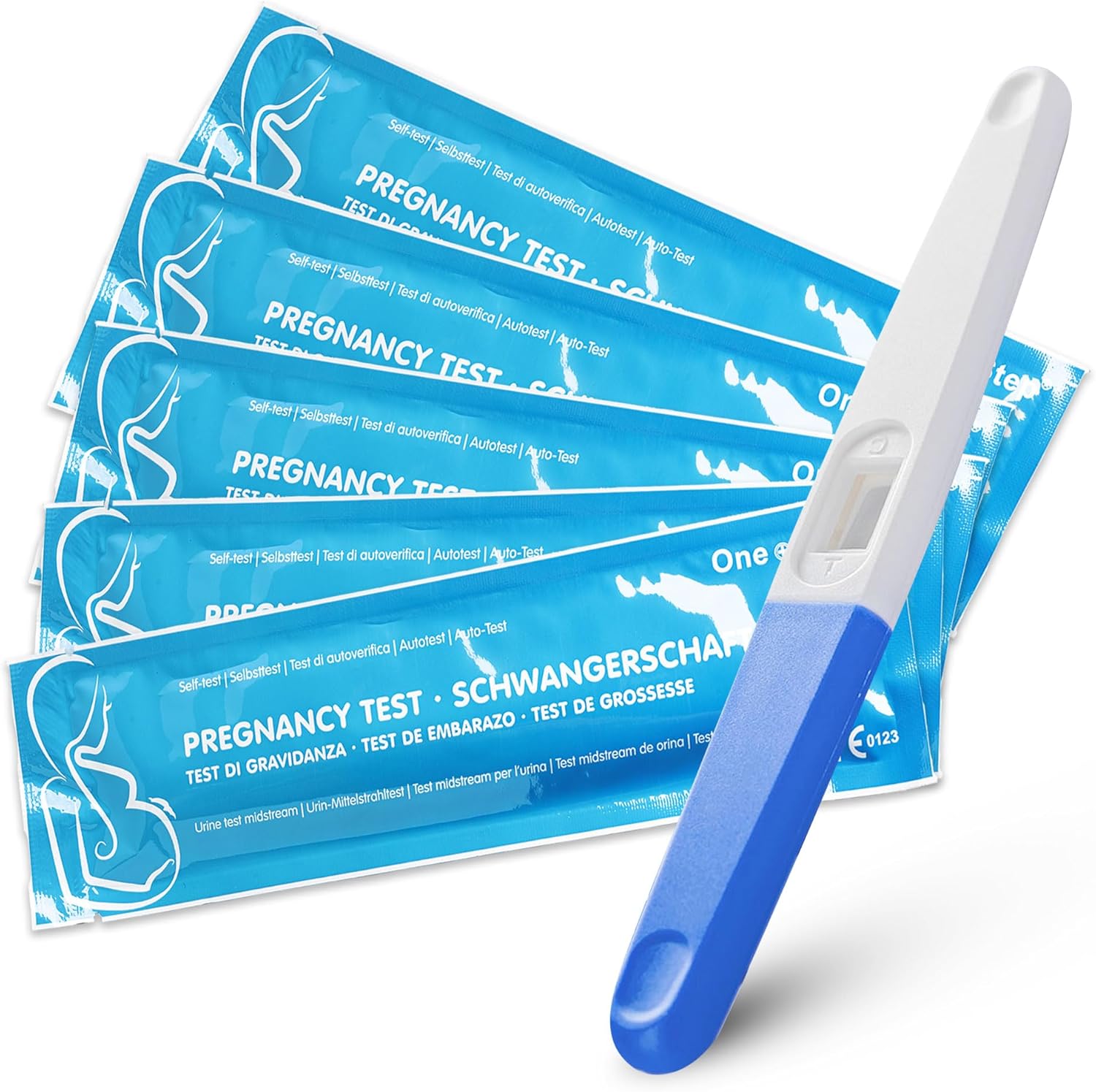 One Step 5 x 10mIU Ultra Early Pregnancy hCG Midstream Tests