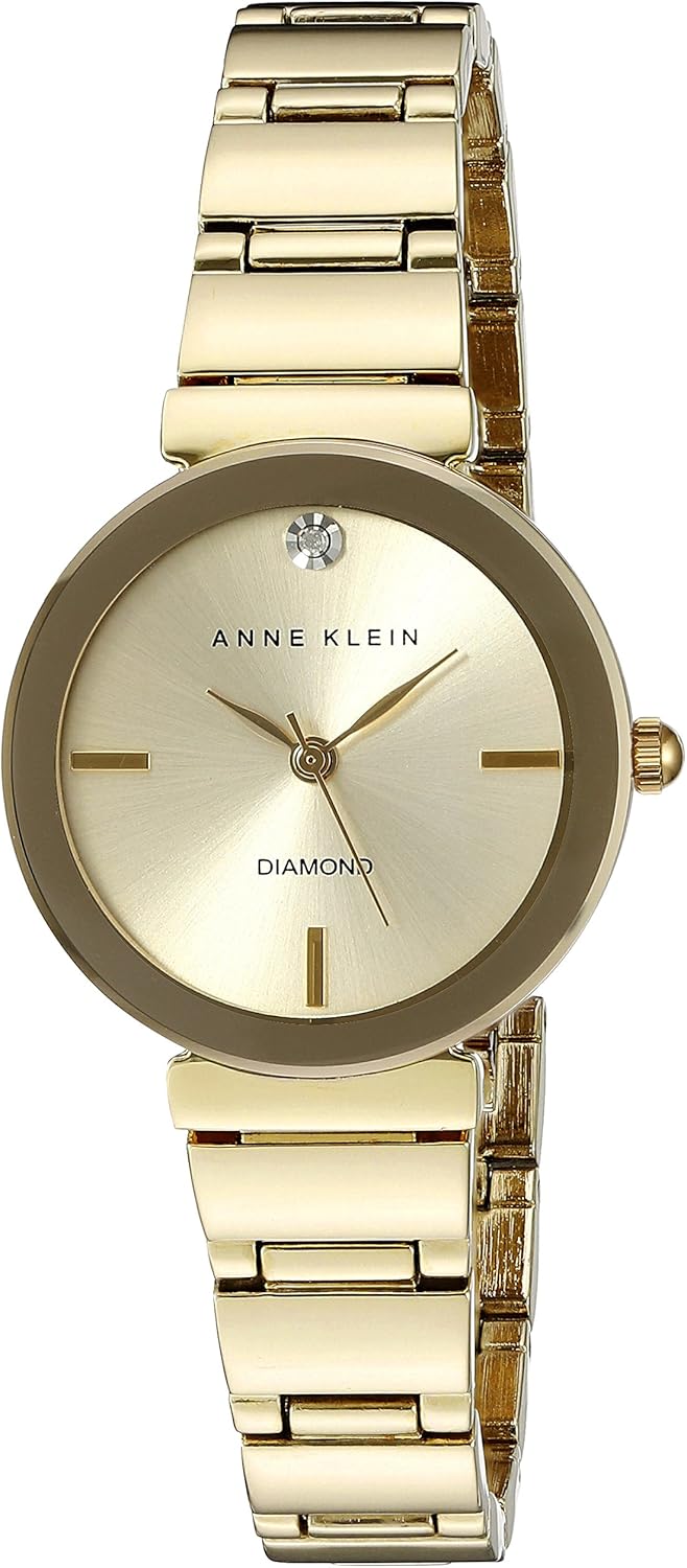 Anne Klein Women's Genuine Diamond Dial Bracelet Watch