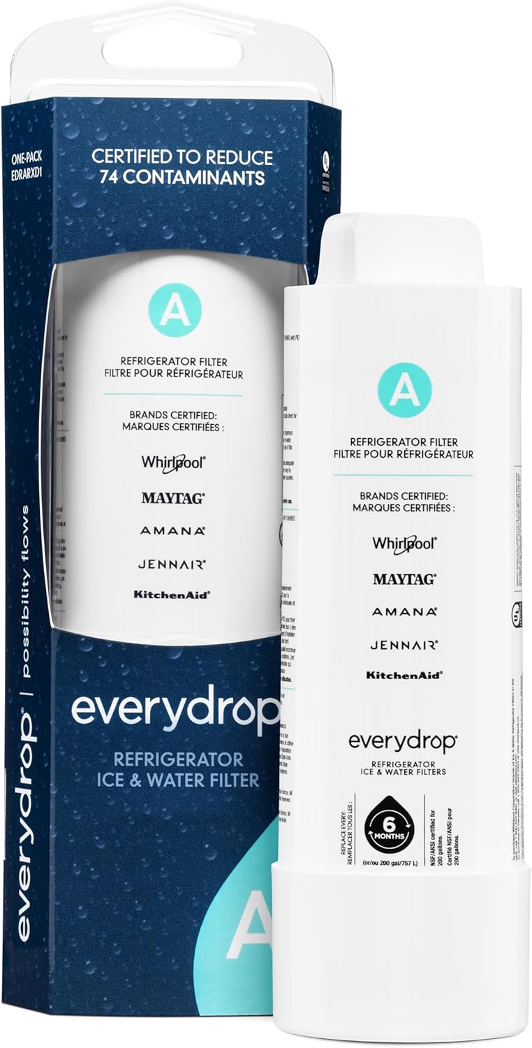 everydrop by Whirlpool Refrigerator Water Filter A - EDRARXD1 (Pack of 1)