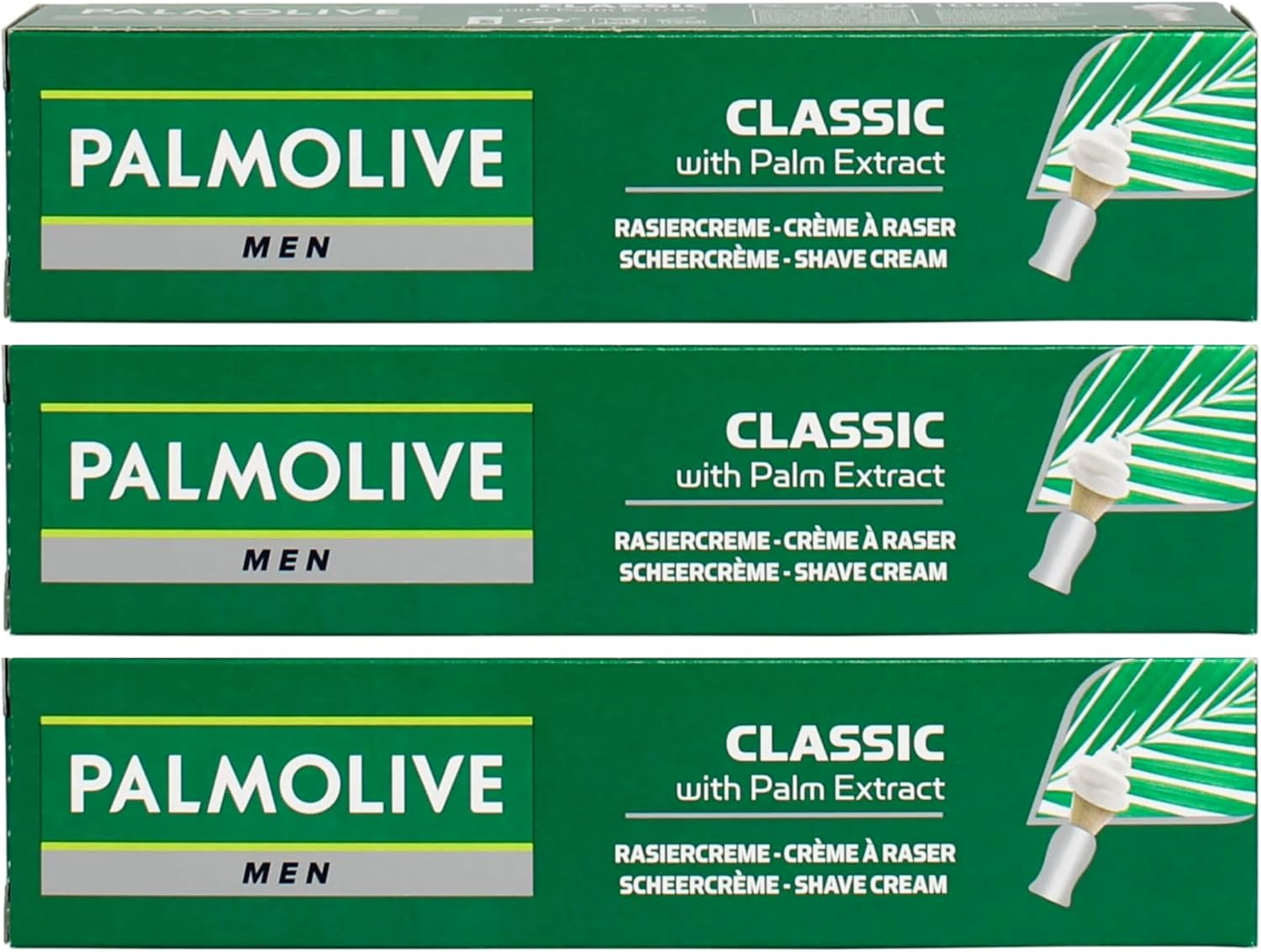 3 Pack - Palmolive Men's Shave Cream Bundle, Set of 3x 100ml.