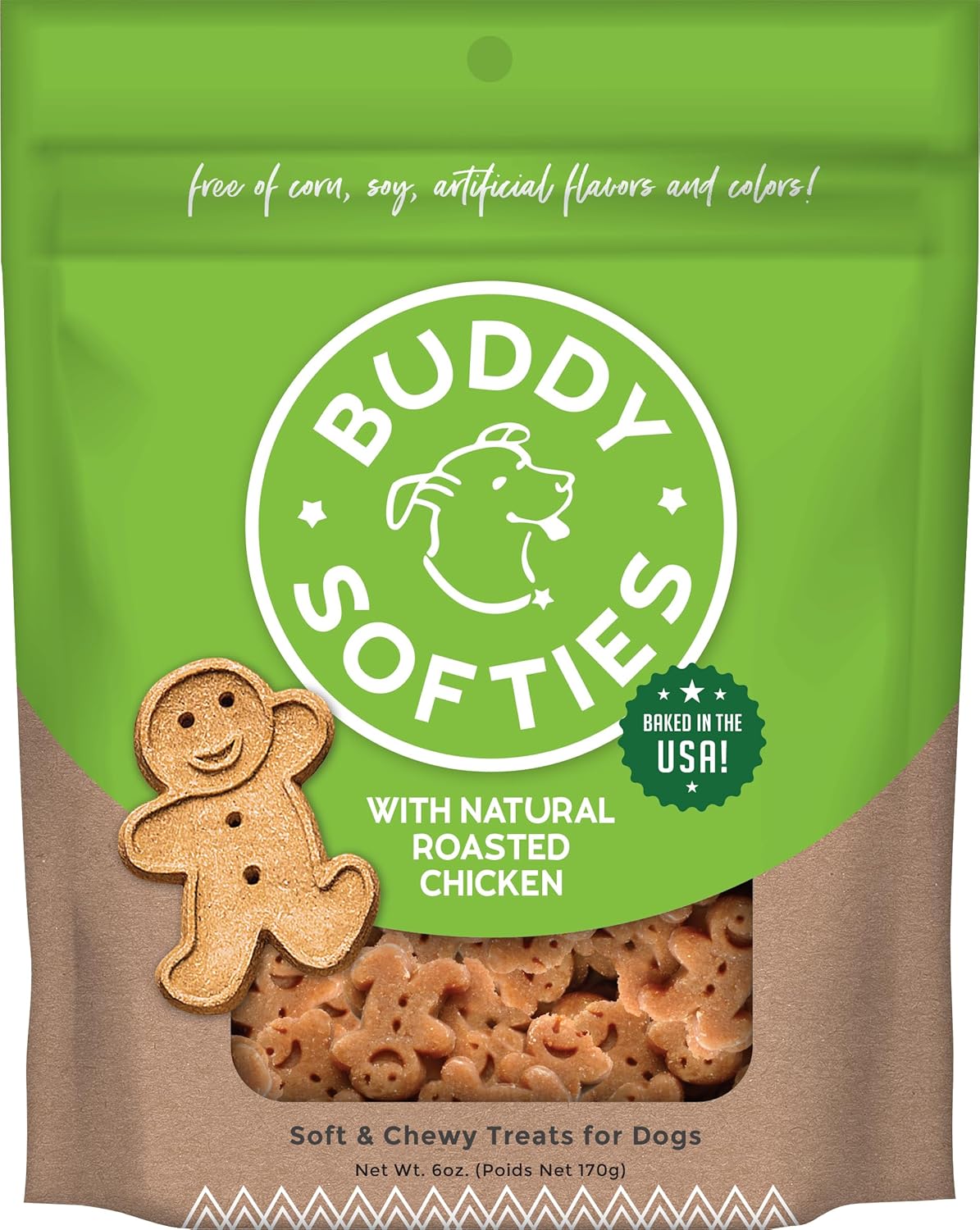 Buddy Biscuits Roasted Chicken Flavor 6 Oz.