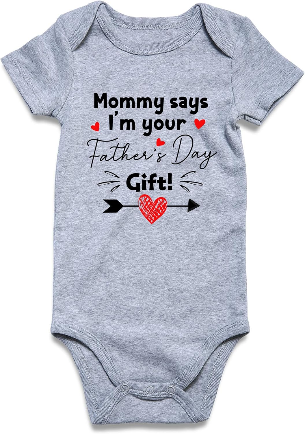 Loveternal Neutral Baby Girls Boys Cotton Romper Cute Saying Newborn Clothes 0-12 Months…