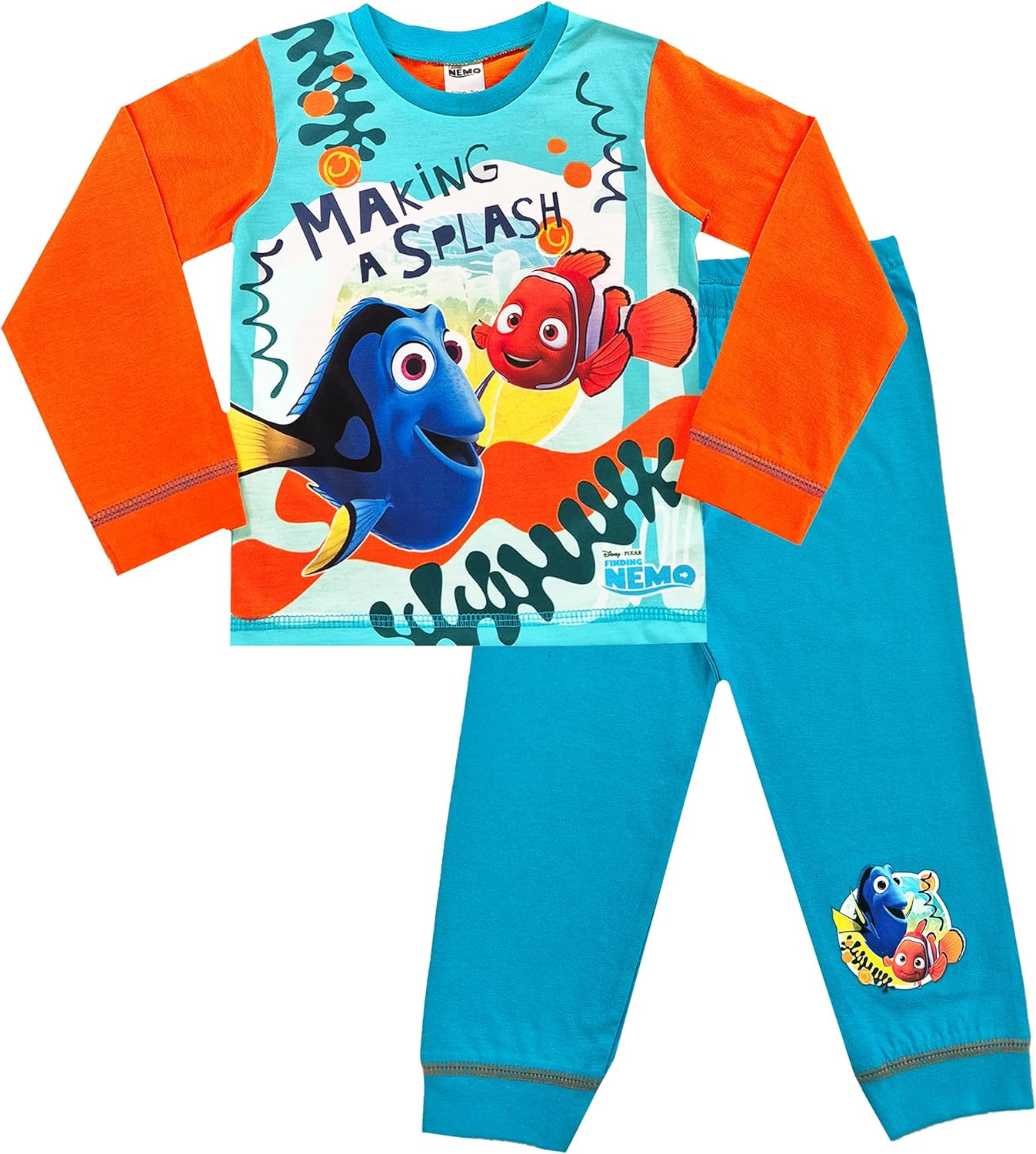 Disney Finding Nemo Boys Pyjamas Character Nightwear