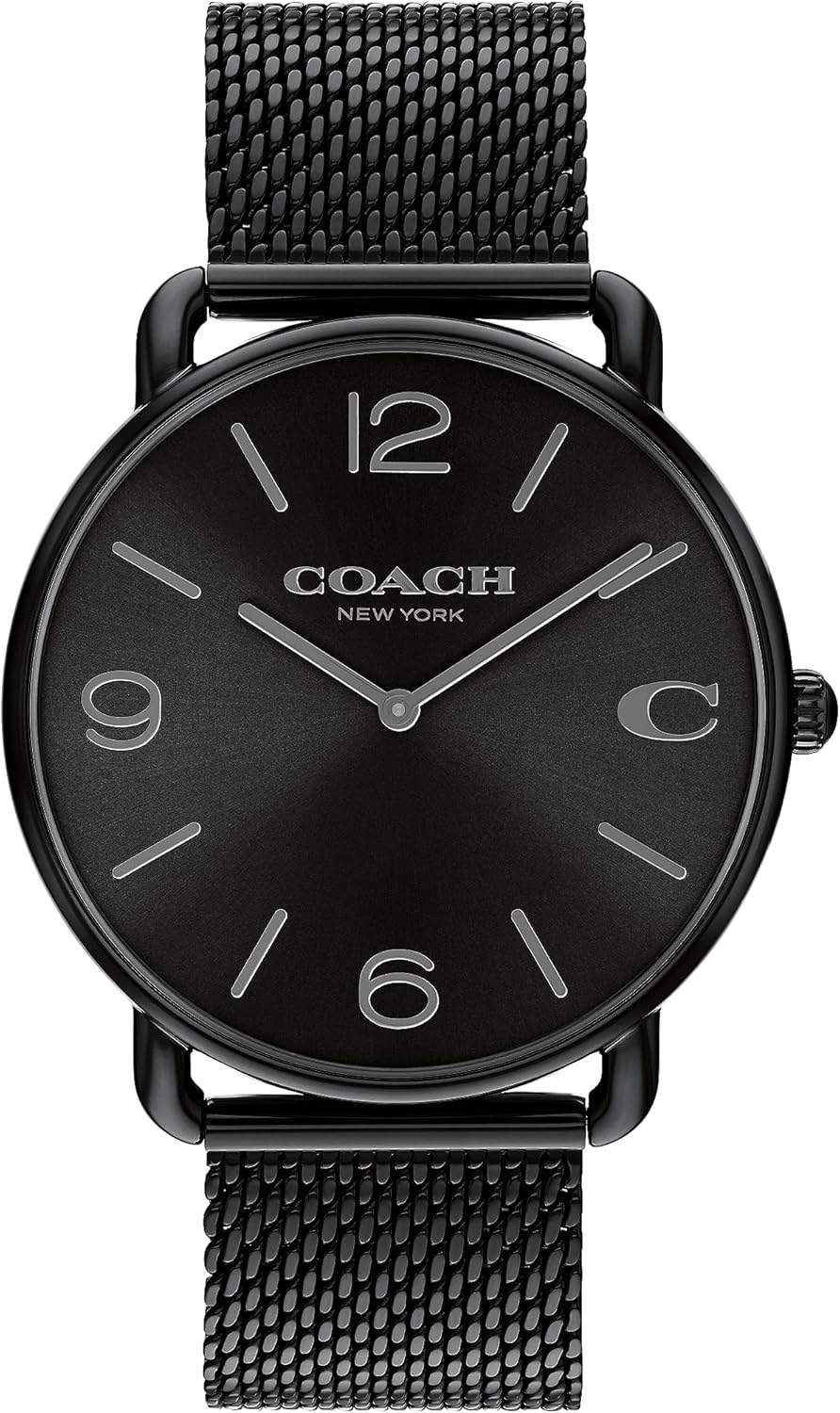 Coach Elliot Men's Watch| Contemporary Elegance with Signature Detailing | Fashion Timepiece for Everyday Wear