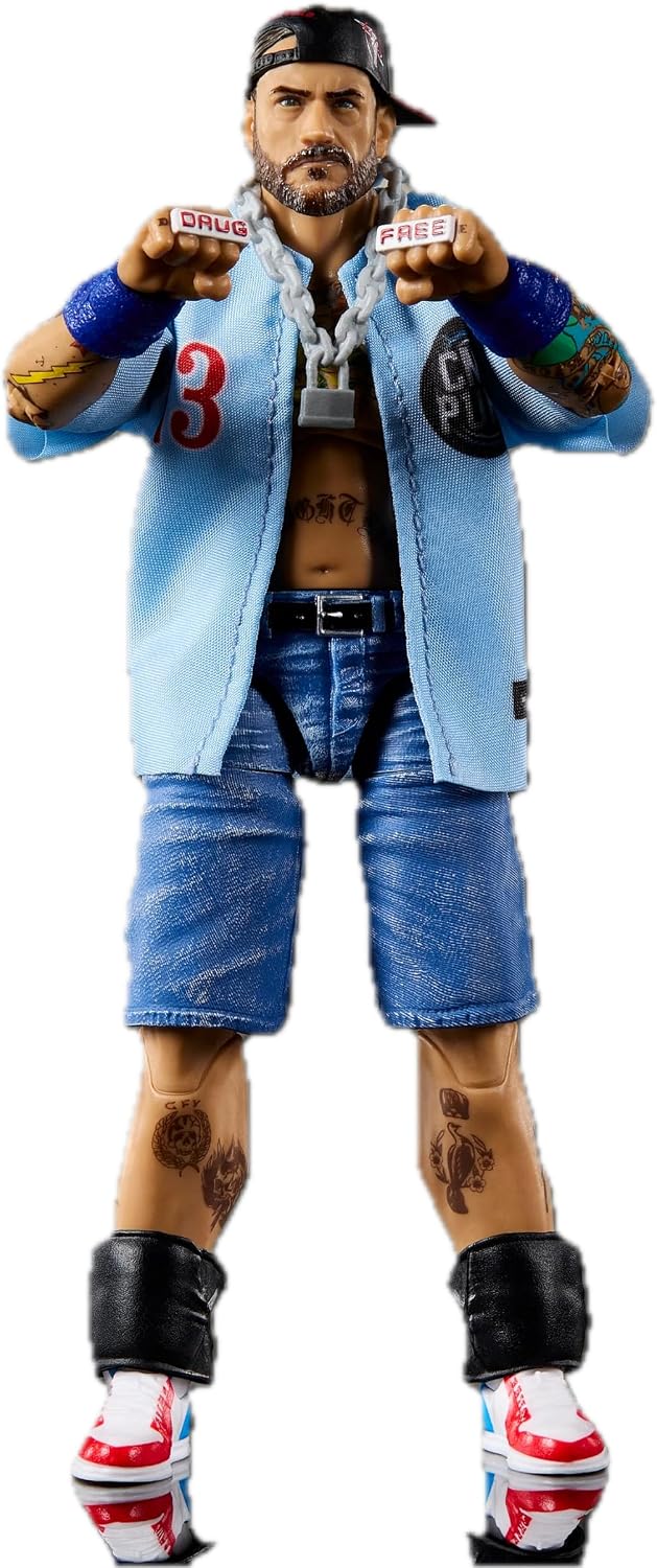 WWE Elite Collection CM Punk Punk Life Exclusive Action Figure
