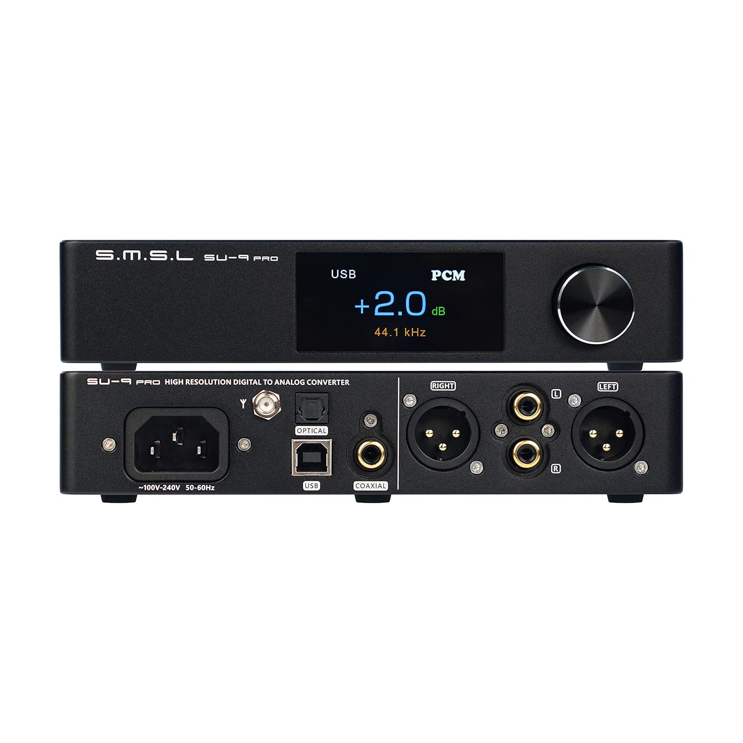 S.M.S.L SU-9 PRO ES9039MPRO Decoder MQA&MQA-CD Bluetooth 5.0 High-Res Audio DAC XU316 768kHz/32Bit DSD512 with Remote Control