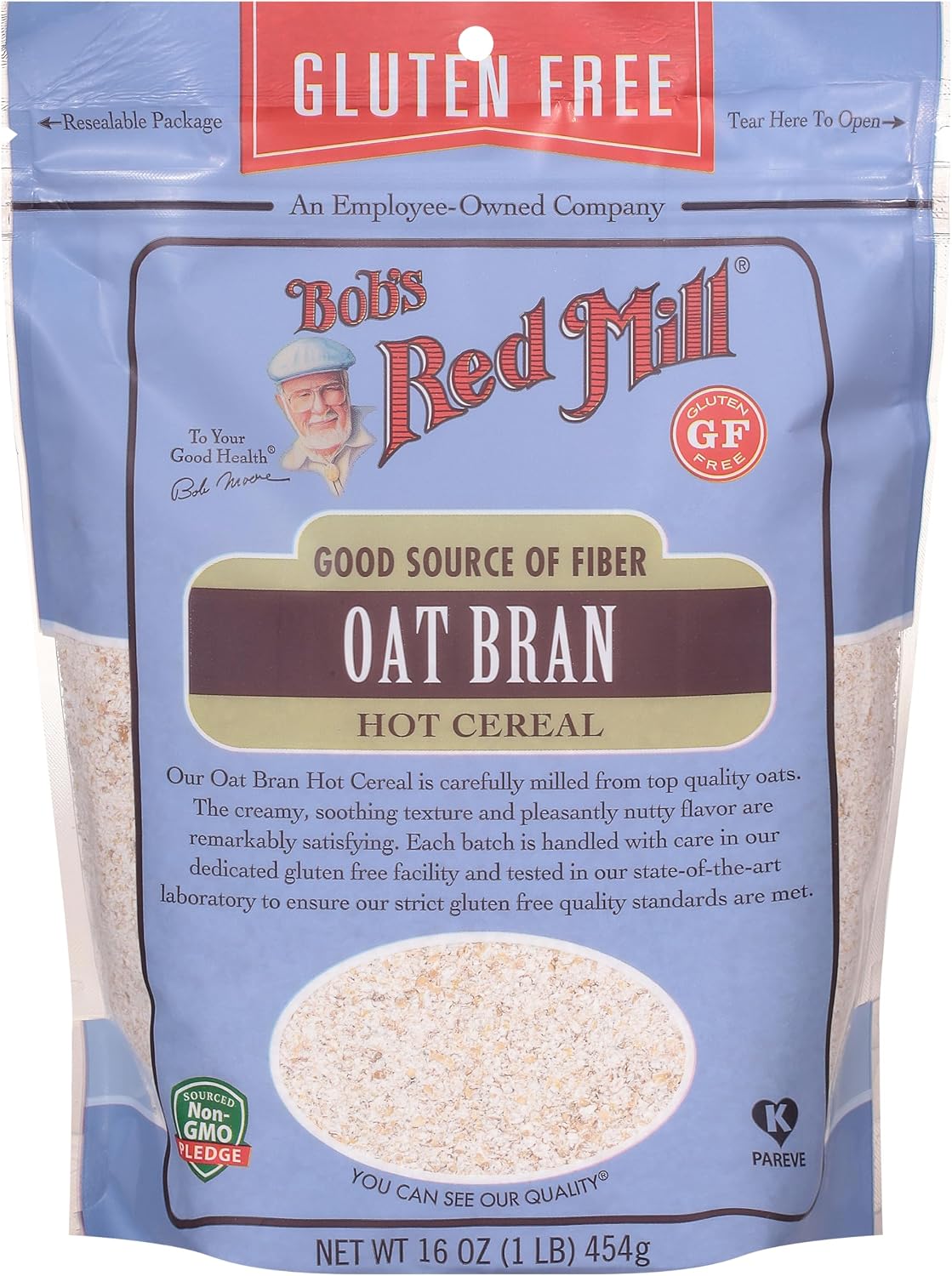 Bob's Red Mill - Gluten Free Oat Bran, 454g Pouch
