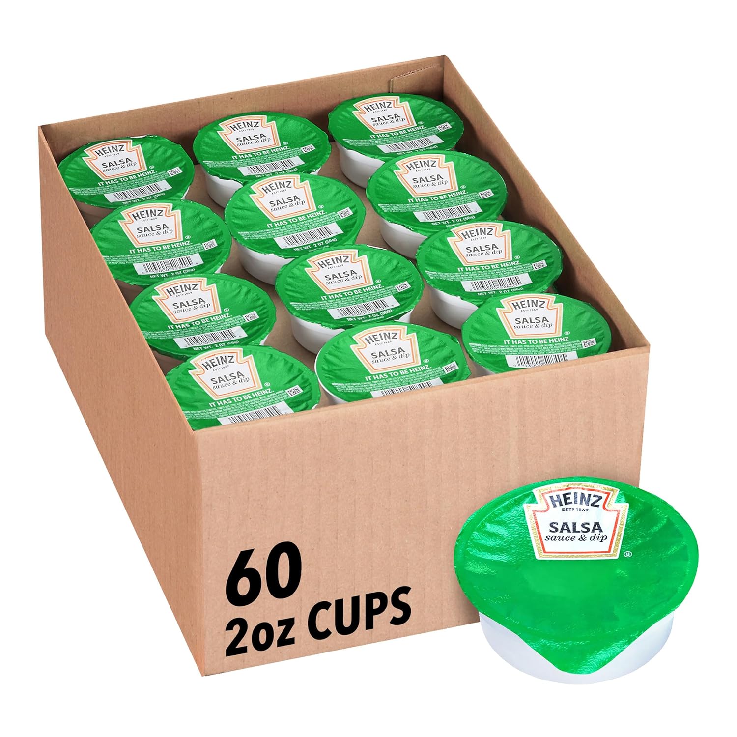 Heinz Salsa Single Serve Packet (2 oz Packets, Pack of 60)