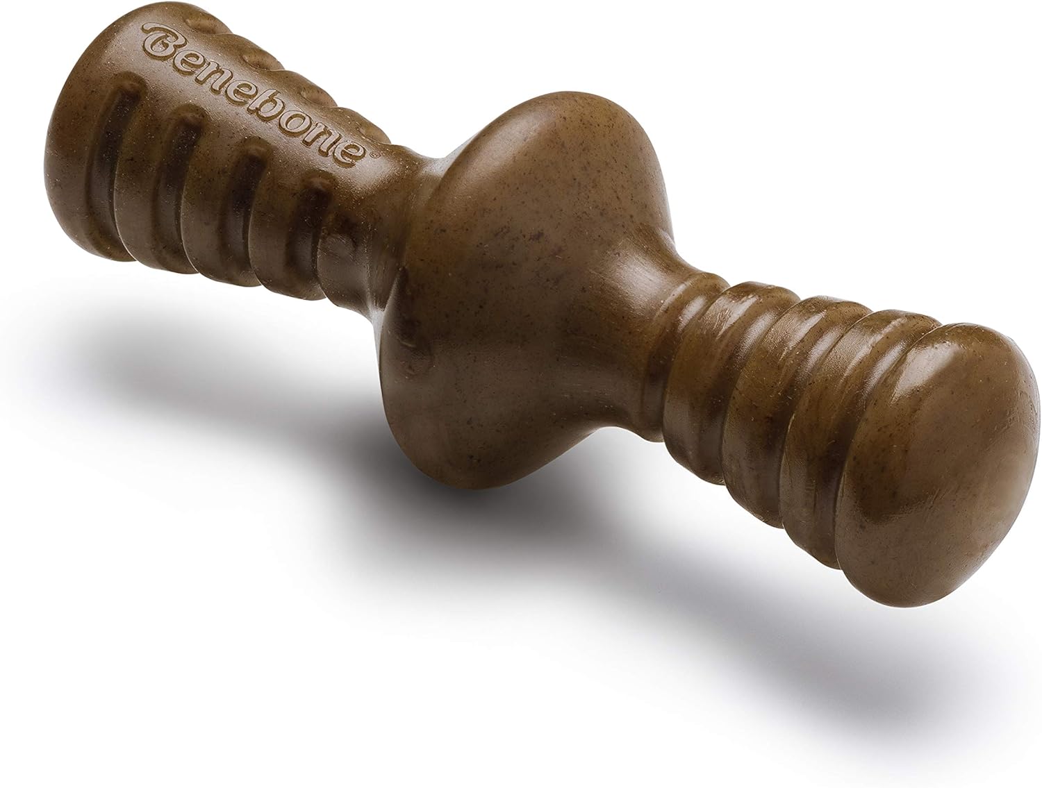 Benebone Zaggler Rolling Dog Chew Toy for Aggressive Chewers, Real Bacon, Made in USA, Medium