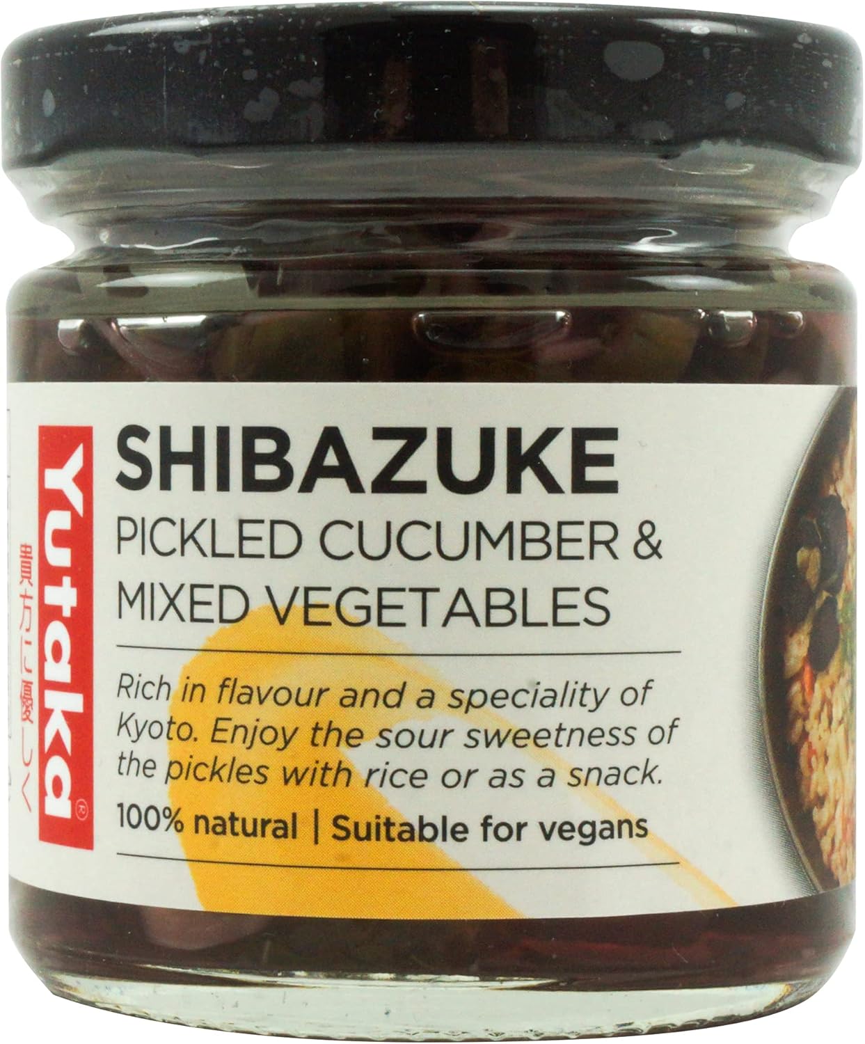 Yutaka Japanese-Style Pickles Shibazuke 110g | Traditional Pickled Cucumber & Aubergine Mix