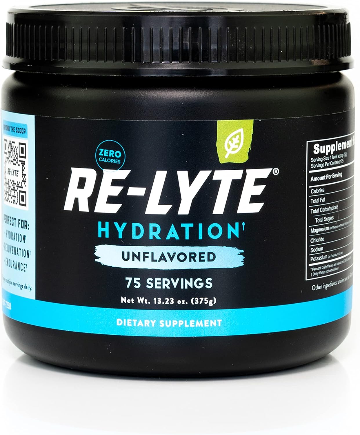 REDMOND Re-Lyte Hydration Electrolyte Powder Mix (Unflavored)