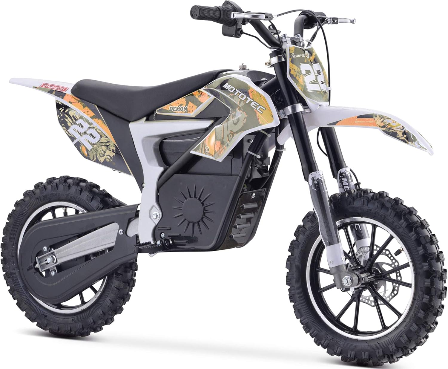 MotoTec Demon 50cc 2-Stroke Kids Gas Dirt Bike