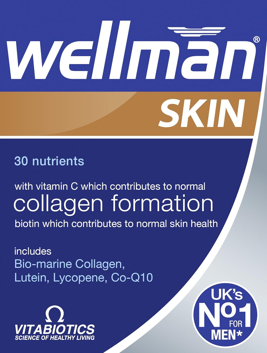 Wellman Vitabiotics Skin Technology - 60 Tablets