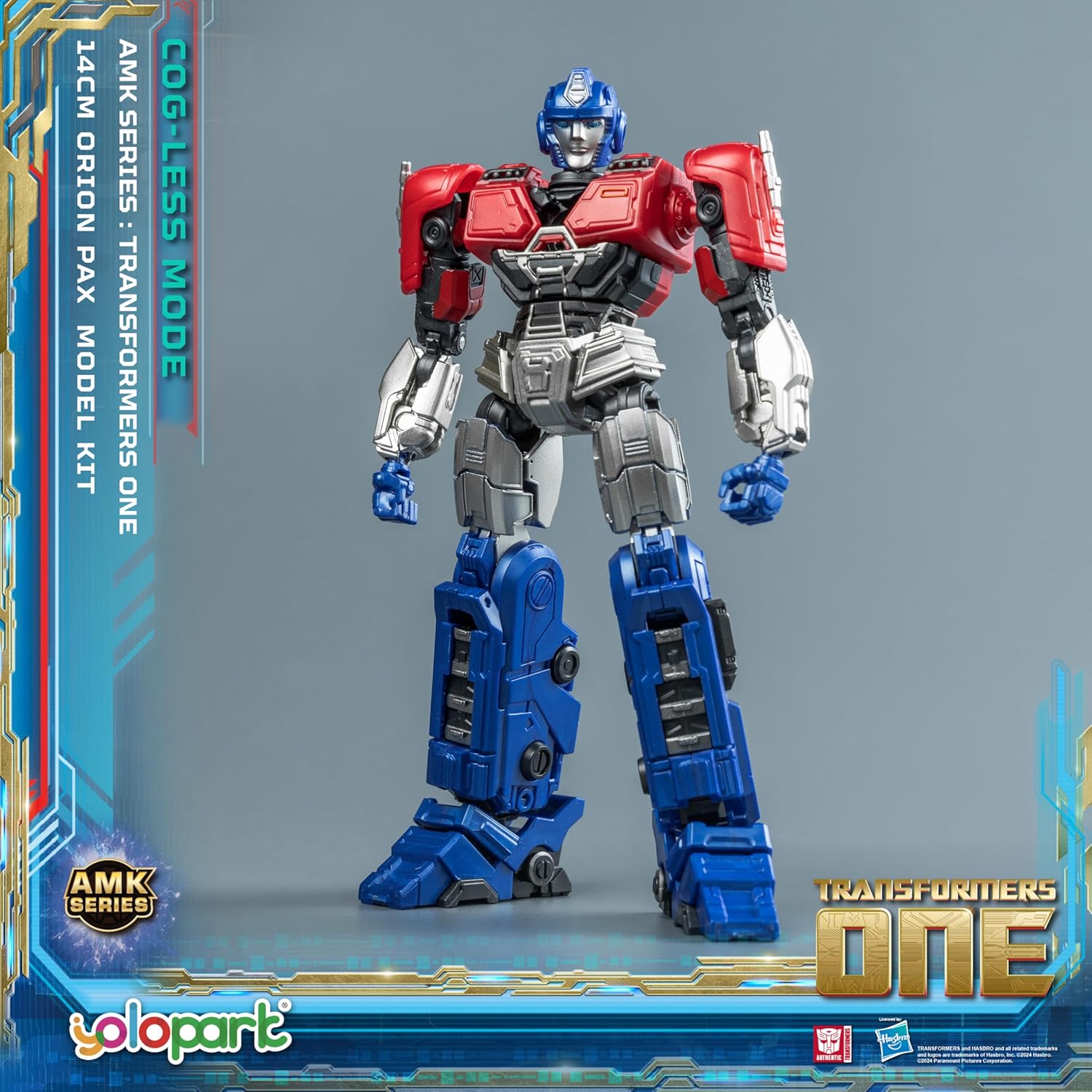 YOLOPARK Optimus Prime (Orion Pax) Transformers One Toys Cog-Less Mode,5.51 Inch Highly Articulated Transformer Toys for Boys Girls 8+ Years Old,No Converting