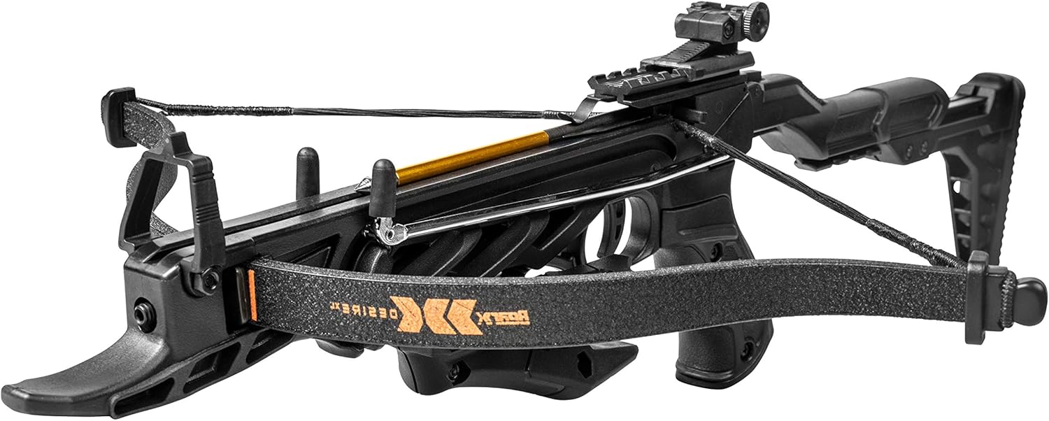 Bear X Desire XL Self-Cocking Pistol Crossbow with 3 Premium Bolts