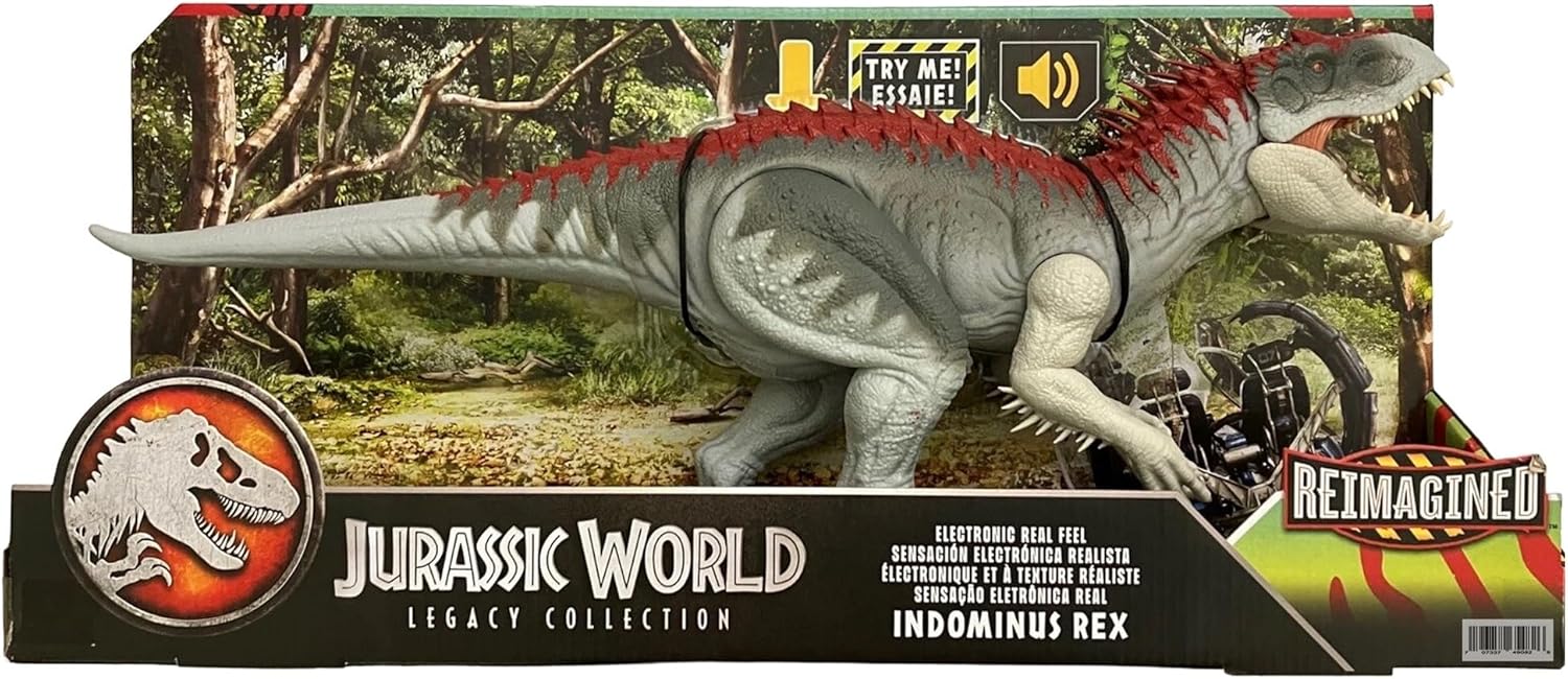 Jurassic Real Feel Indominus Rex, Reimagined Dinosaur Action Figure