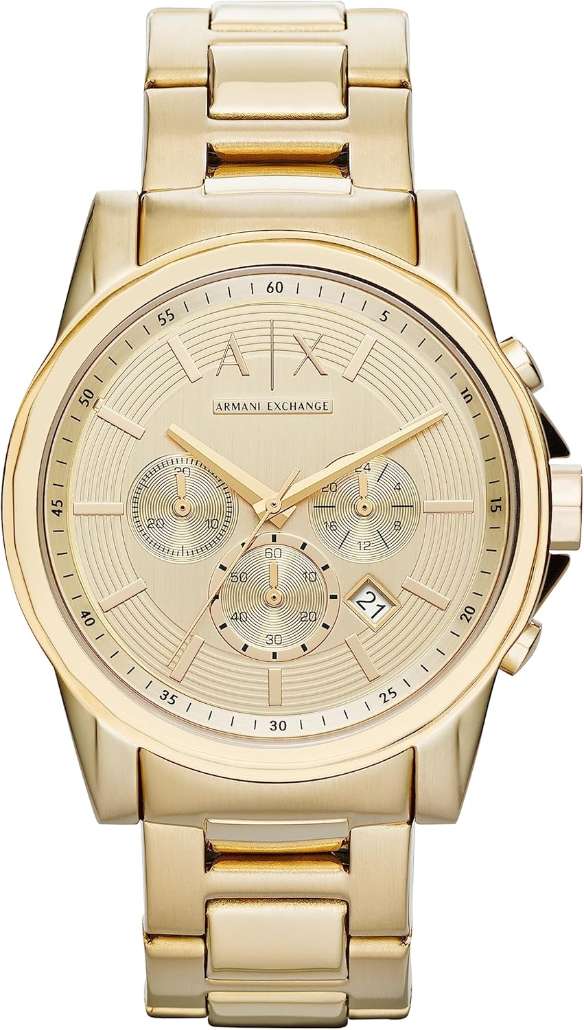 AX Armani Exchange Chronograph Watch for Men with Leather, Stainless Steel or Silicone Band