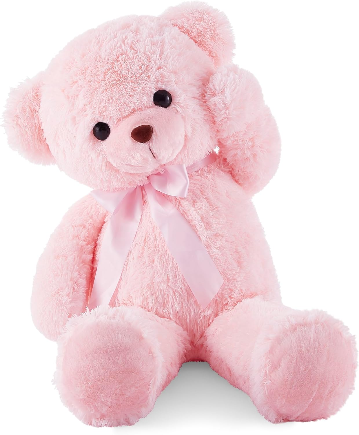 YunNasi Big Teddy Bear Giant Teddy Bear Large Stuffed Animal Plush Soft Toy for Girlfriend Kids on Birthday (35 Inch Pink)