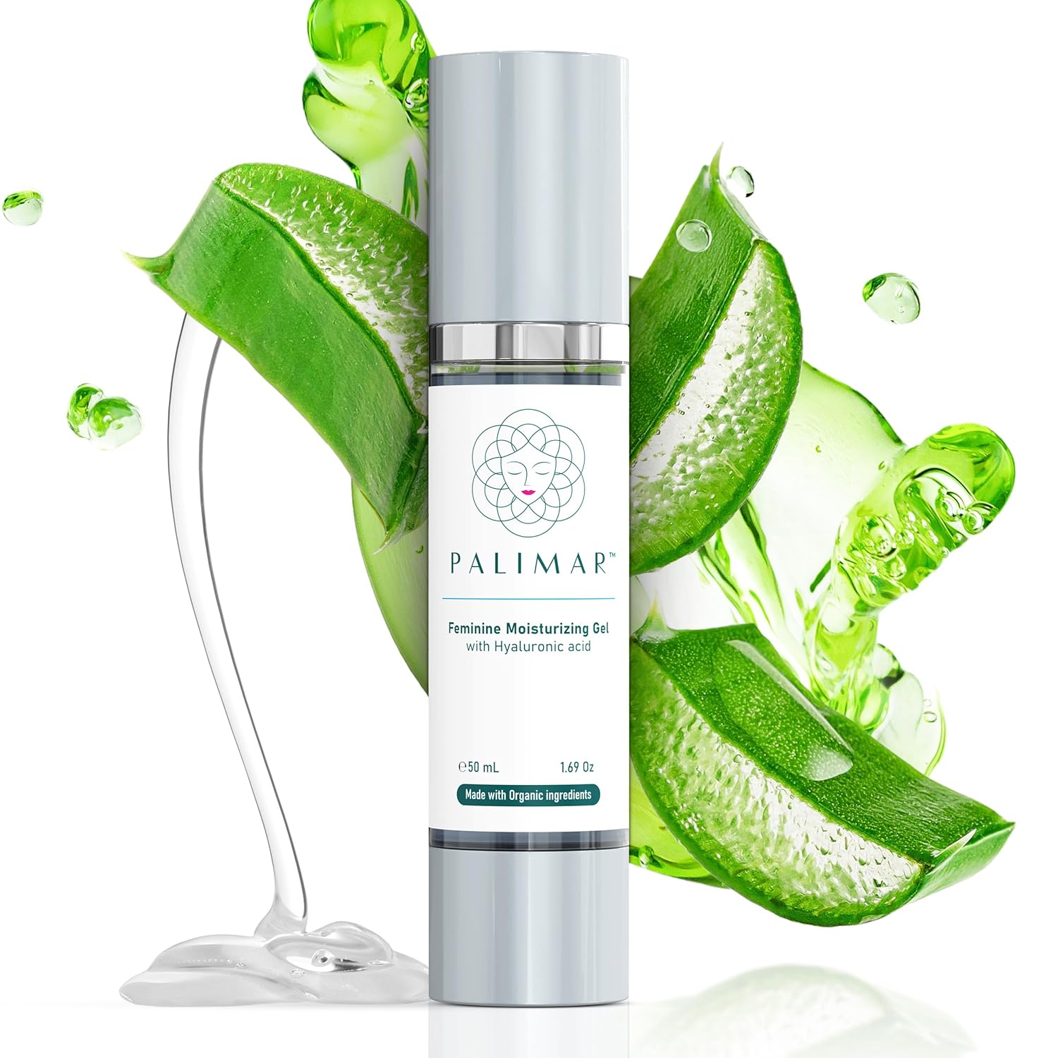 Intimate Care Gel with Hyaluronic Acid, pH Balance Feminine Hydrating Gel, Odorless, Soothing 50ml pH Balance Gel, Non-Irritating, Enhanced Hydration Vulva Balm