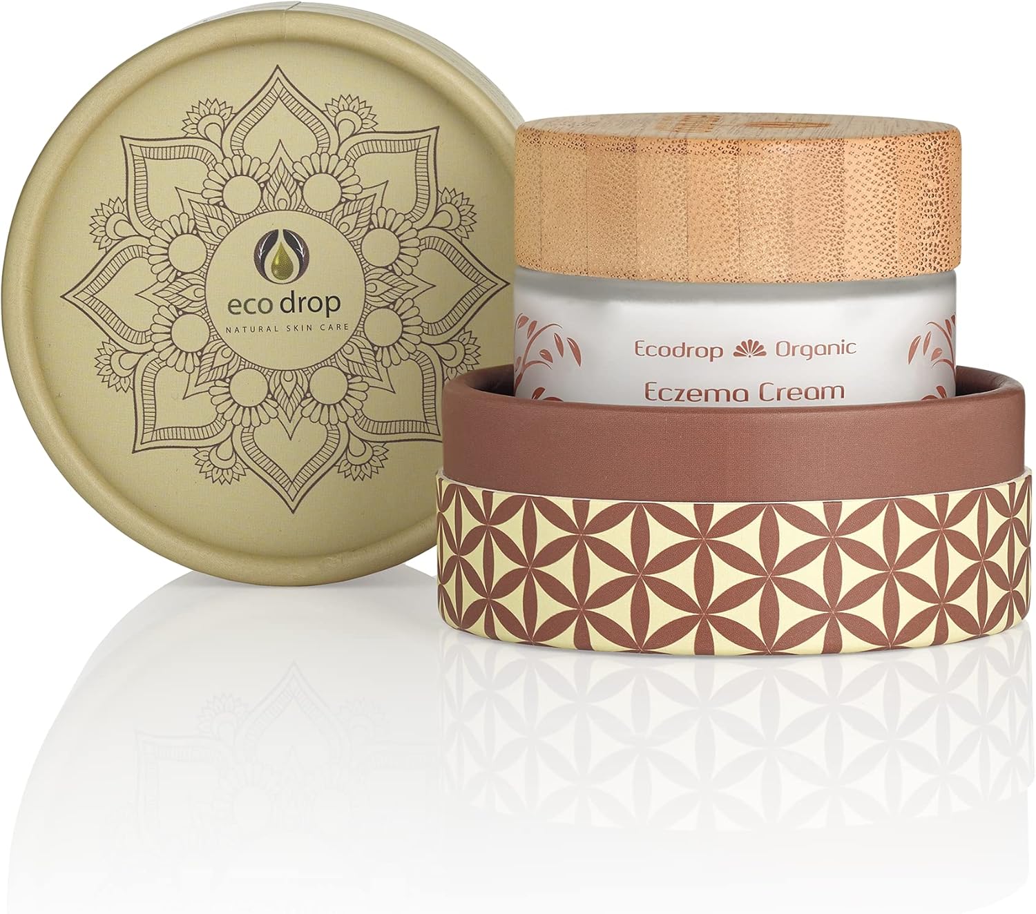 Organic Eczema Cream | Advanced Non-Greasy Daily Facial Treatment Cream for Women & Men | 100% All Natural Ingredients for Soothing