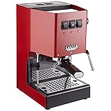 Gaggia RI9380/47 Classic Pro Espresso Machine,1.3liters, Cherry Red