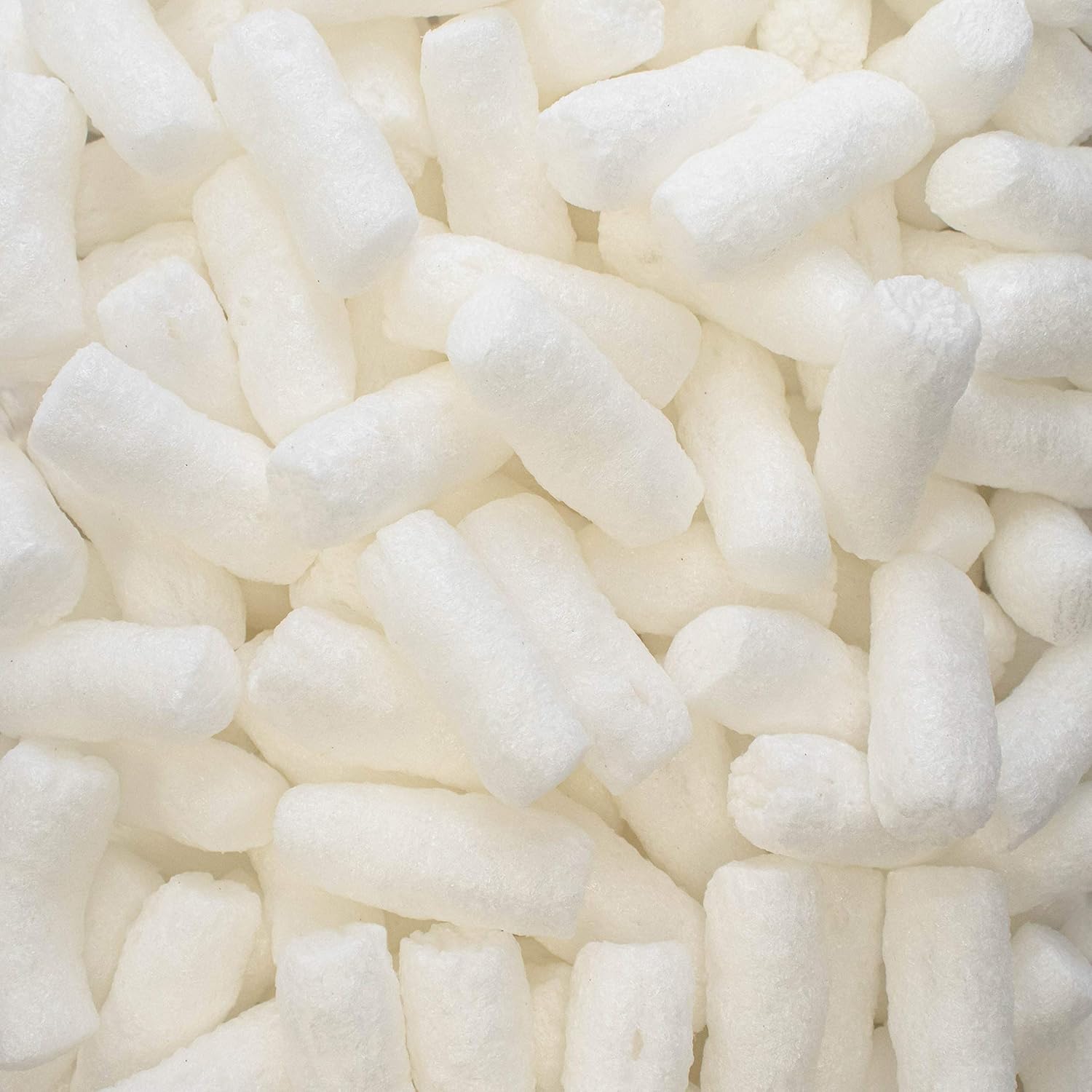 Magicwater Supply - .25 Cu Ft - Bio Tube Recycled Anti Static Packing Peanuts - Compostable & Biodegradable Cushion for Shipping - Dust-Free & Abrasion Resistant - Void Filler
