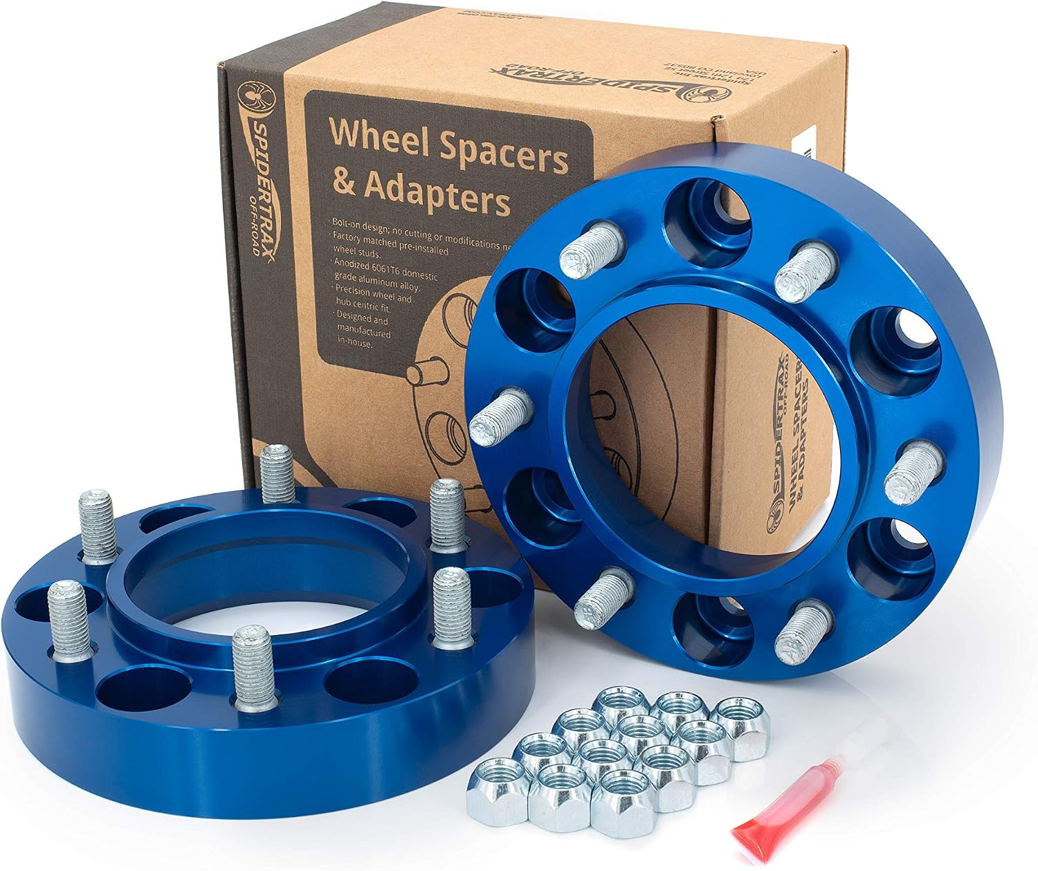 Spidertrax WHS007 Blue Wheel Spacer Kit