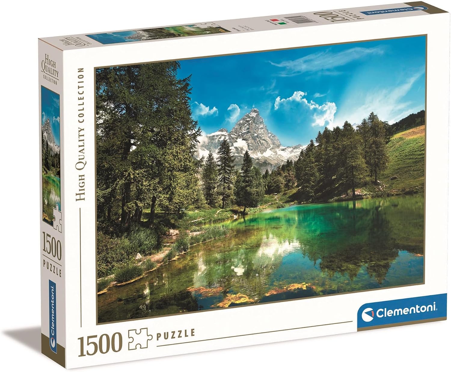 Clementoni - 31680 - Collection - The Blue Lake - 1500 Pieces, Multi Colour