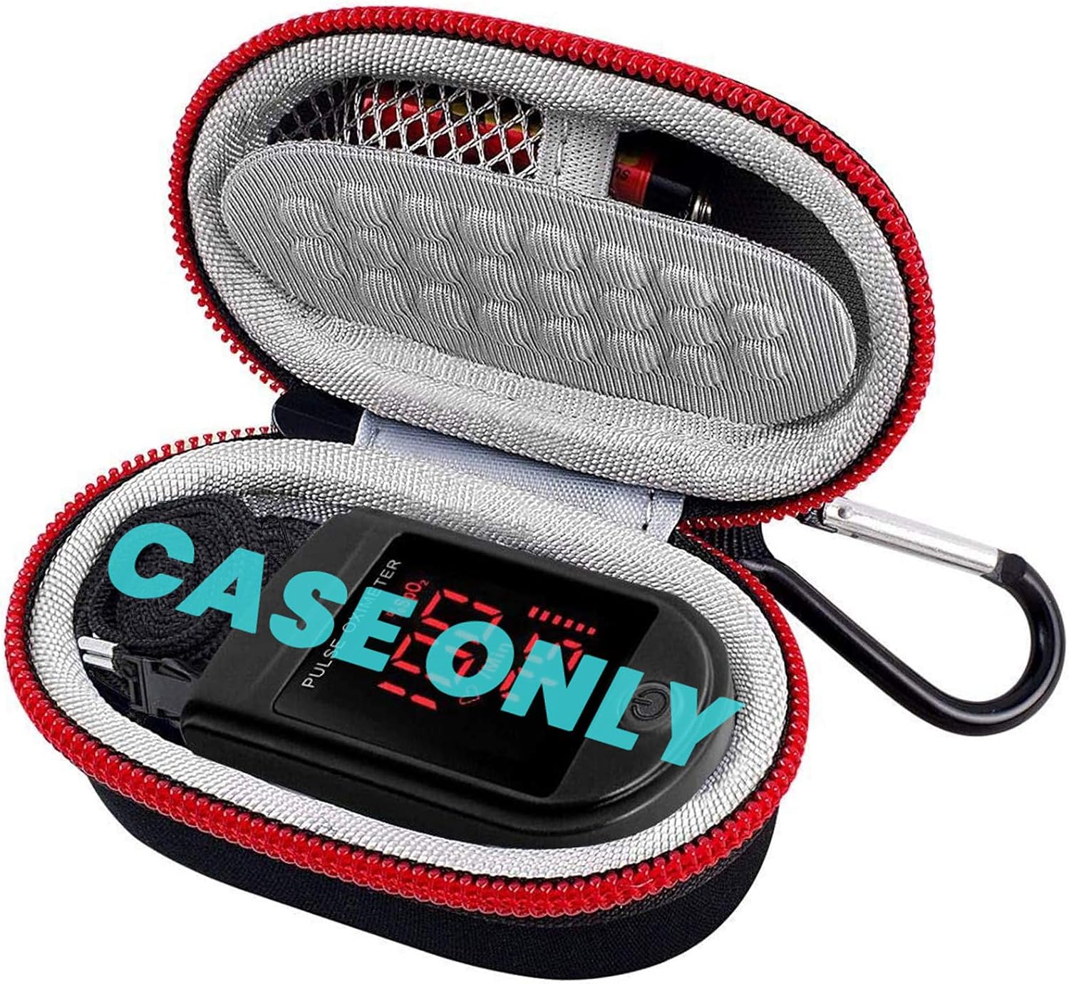 Fingertip Pulse Oximeter Case Compatible with Zacurate Pro Series 500DL/ Innovo Deluxe/Santamedical/Concord Sapphire Blood Oxygen Saturation Monitor- CASE ONLY