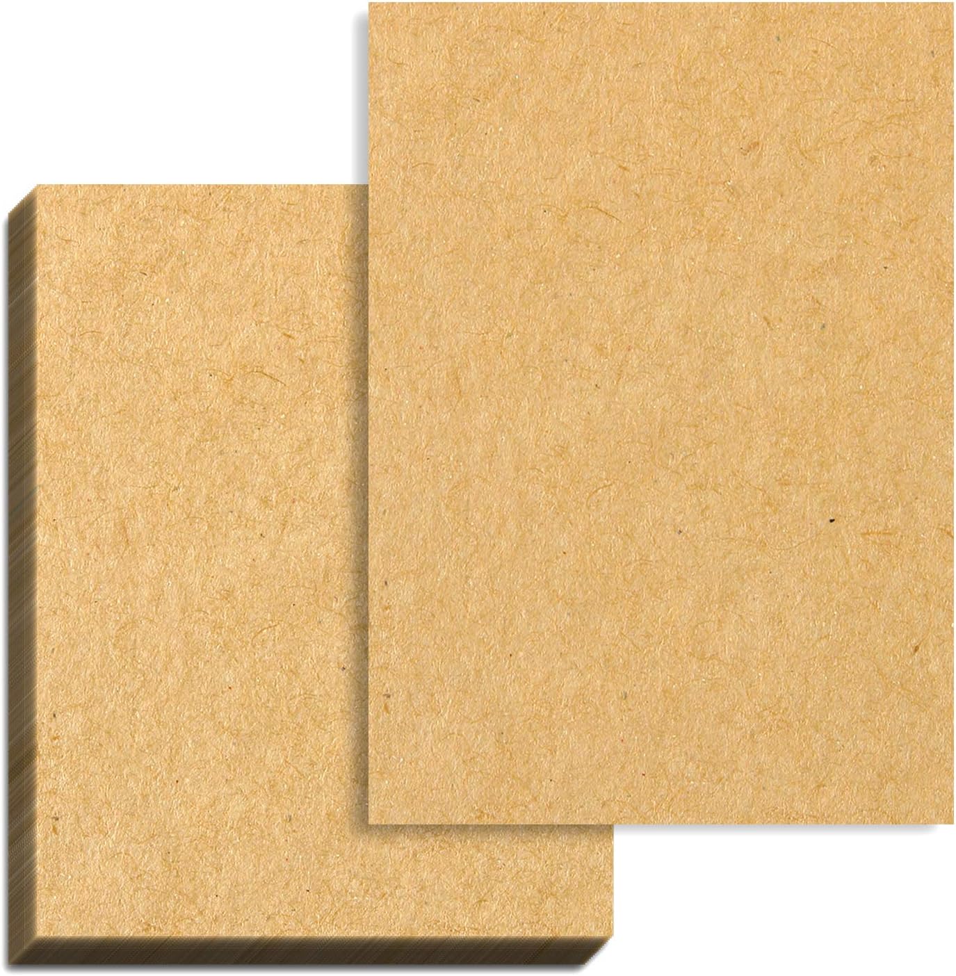 100 Sheets, Brown Kraft Paper A4 Sheets, 100gsm