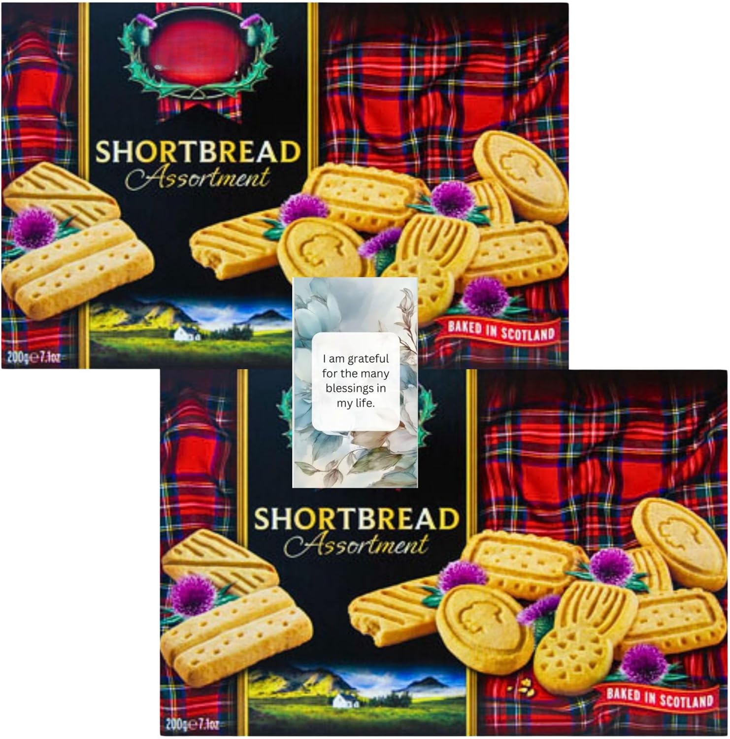 Biscuit Hamper Bundle With Shortbread Assortment Treat Snack Biscuit (Pack of 2) - Gift By Oerich