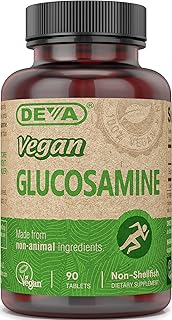 DEVA Vegan Vitamins Glucosamine Tablets, 90-Count Bottle